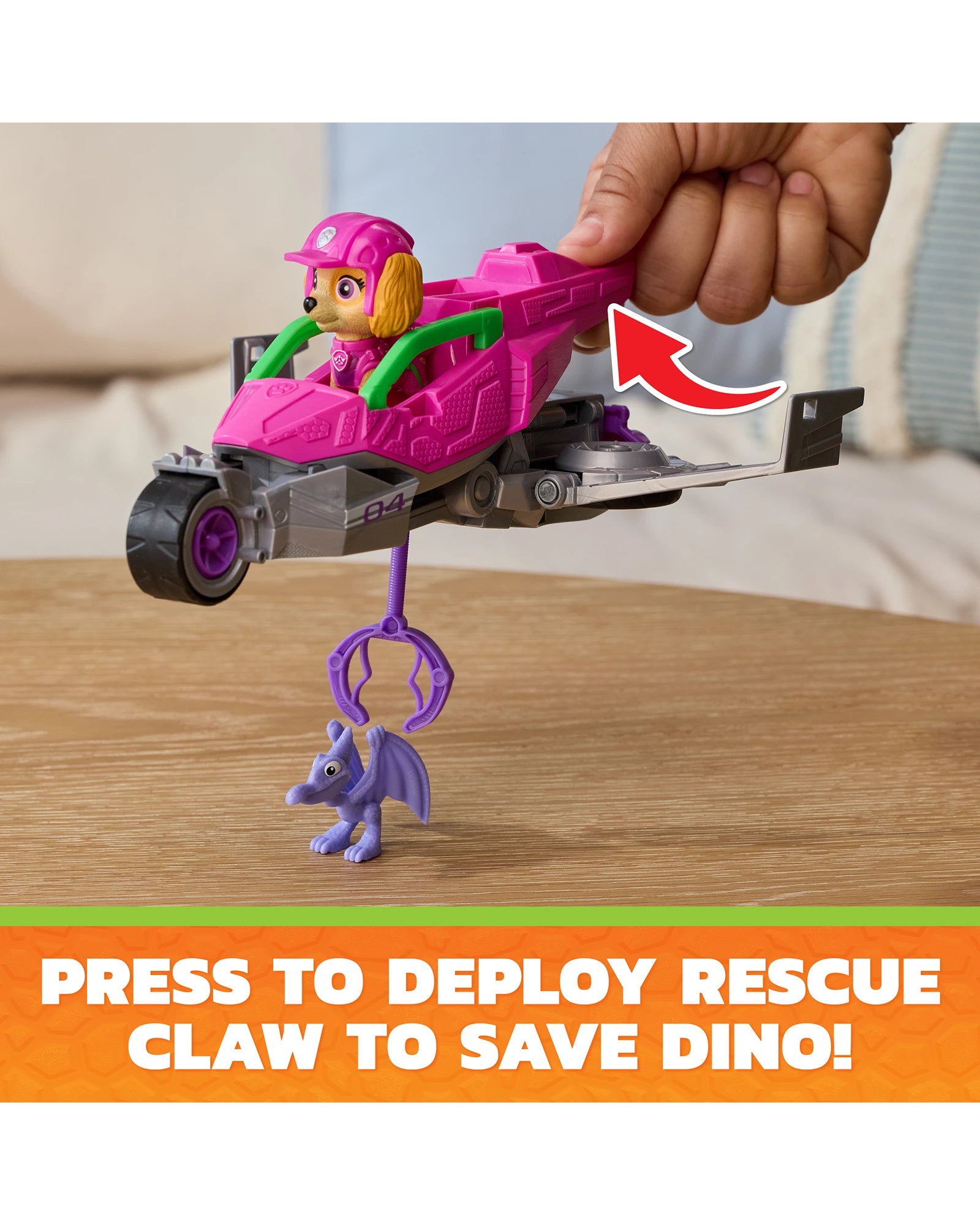 PAW Patrol The Dino Movie Skye Themed Vehicle