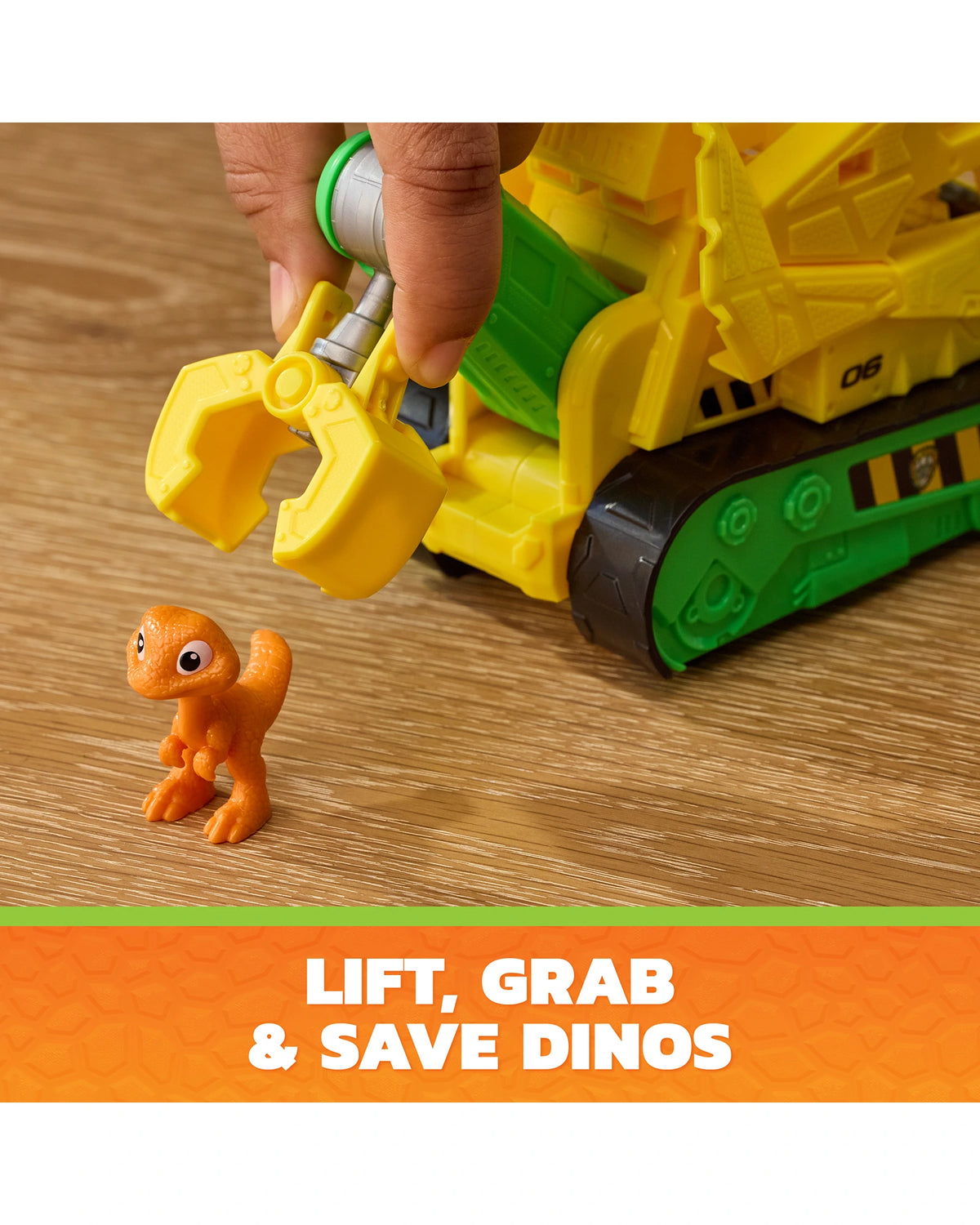 PAW Patrol The Dino Movie Rubble Themed Vehicle