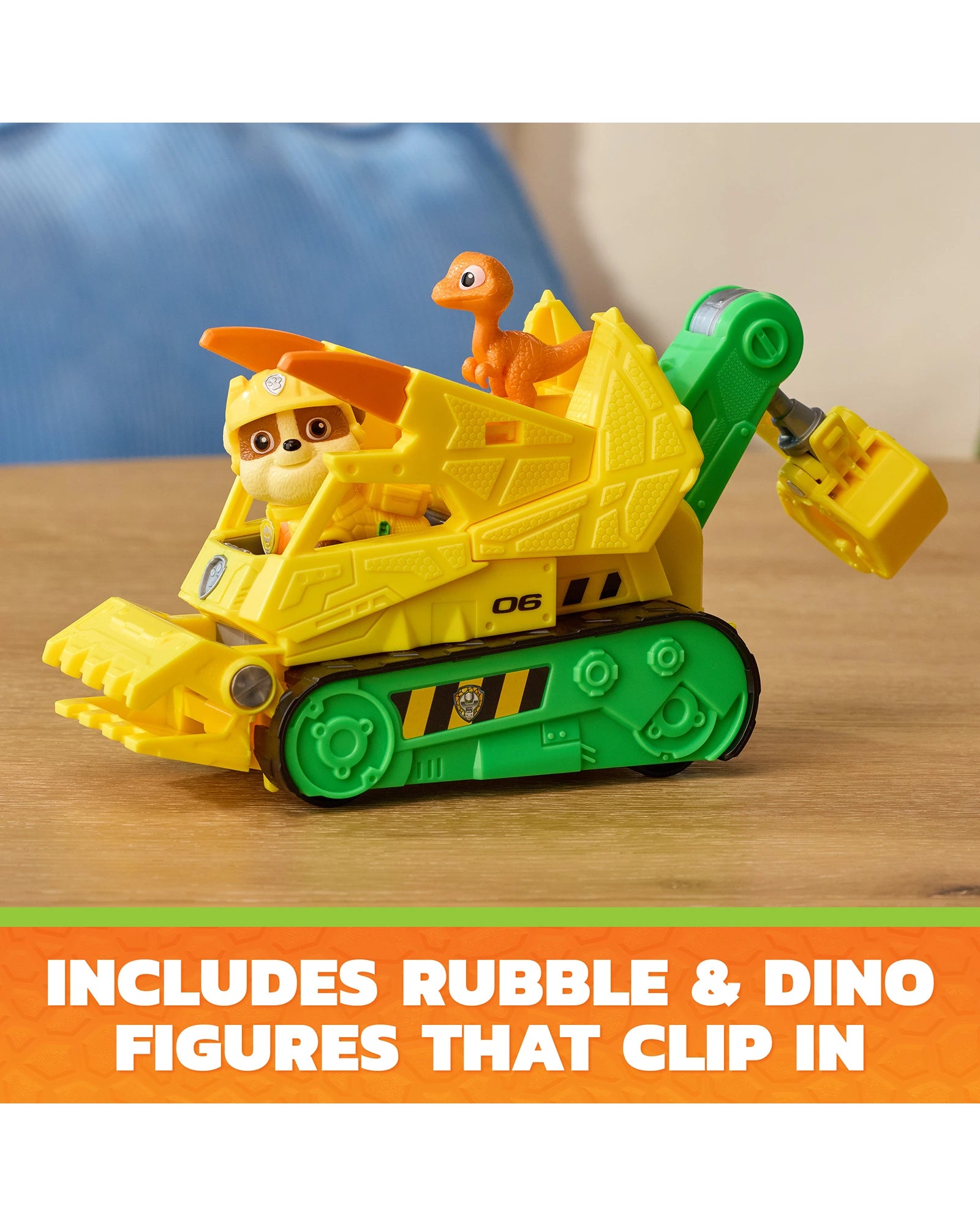 PAW Patrol The Dino Movie Rubble Themed Vehicle