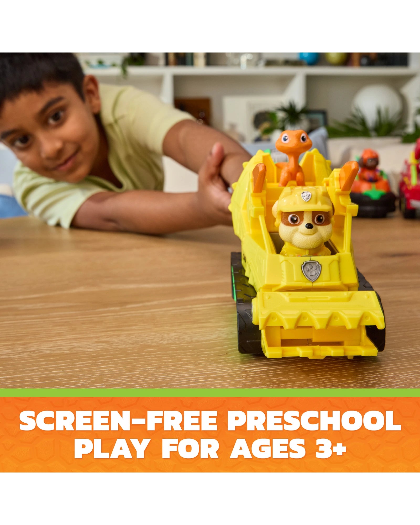 PAW Patrol The Dino Movie Rubble Themed Vehicle