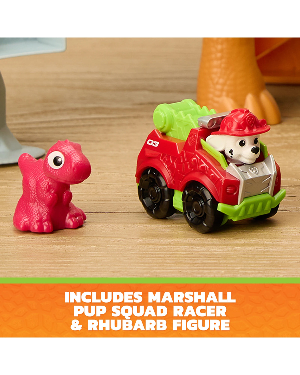 PAW Patrol Pup Squad The Dino Movie Lift & Race Dino Playset