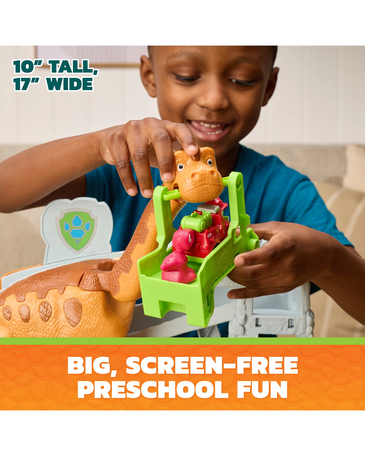 PAW Patrol Pup Squad The Dino Movie Lift & Race Dino Playset