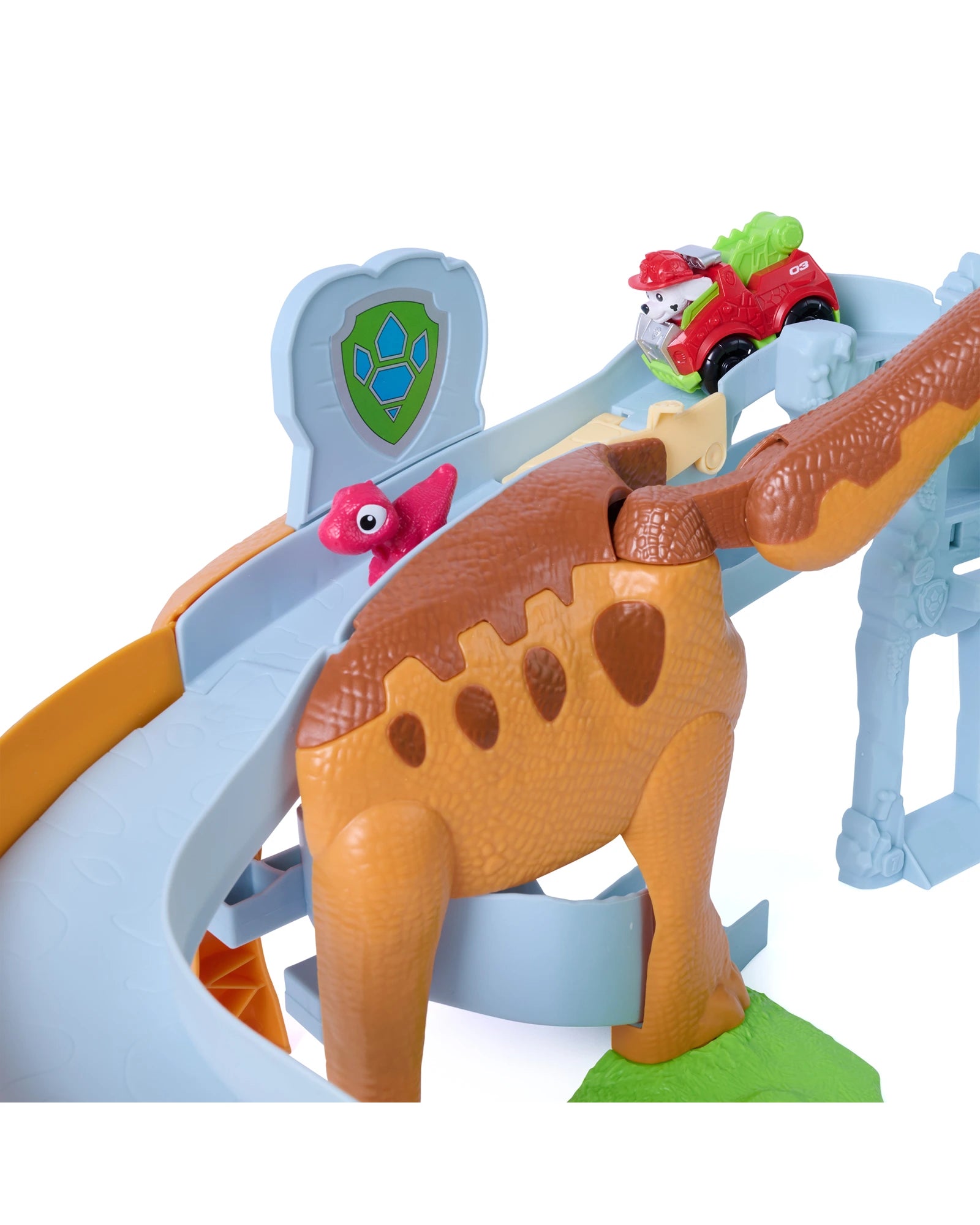 PAW Patrol Pup Squad The Dino Movie Lift & Race Dino Playset