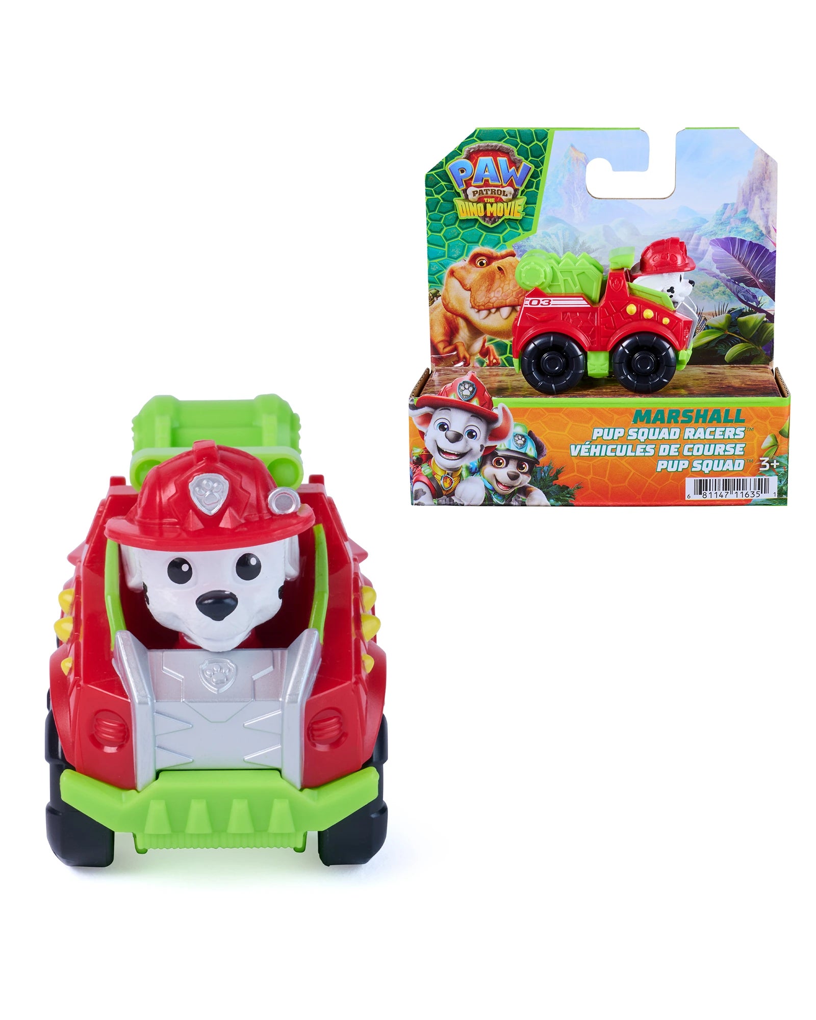 PAW Patrol The Dino Movie Pup Squad Racer Asst