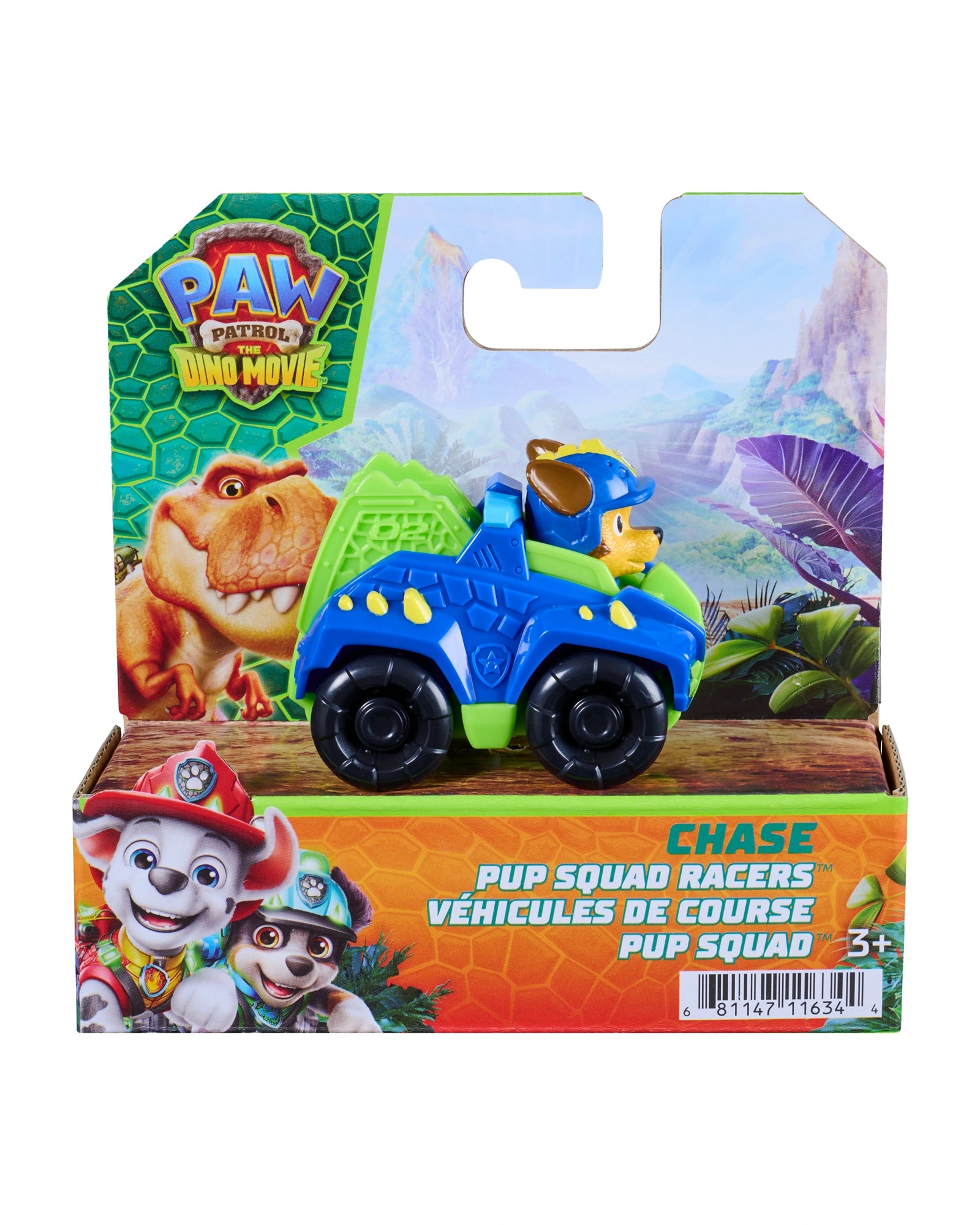 PAW Patrol The Dino Movie Pup Squad Racer Asst