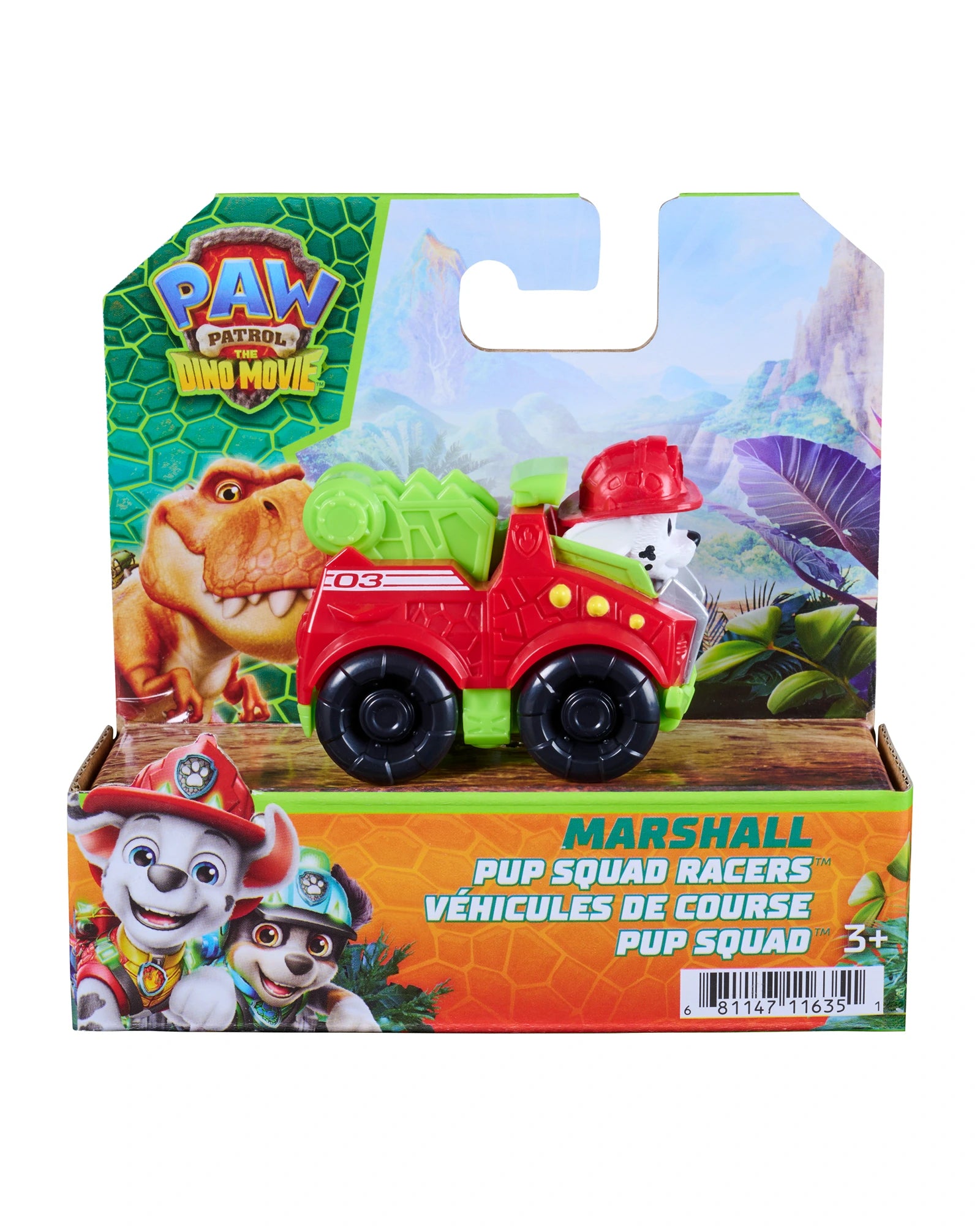 PAW Patrol The Dino Movie Pup Squad Racer Asst