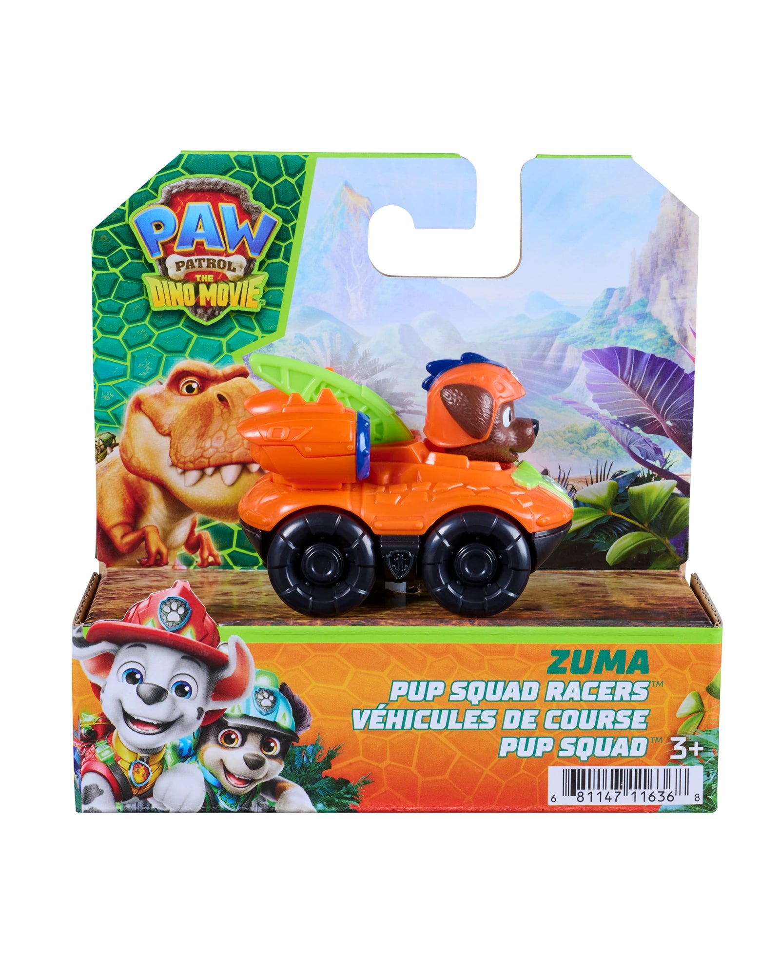 PAW Patrol The Dino Movie Pup Squad Racer Asst