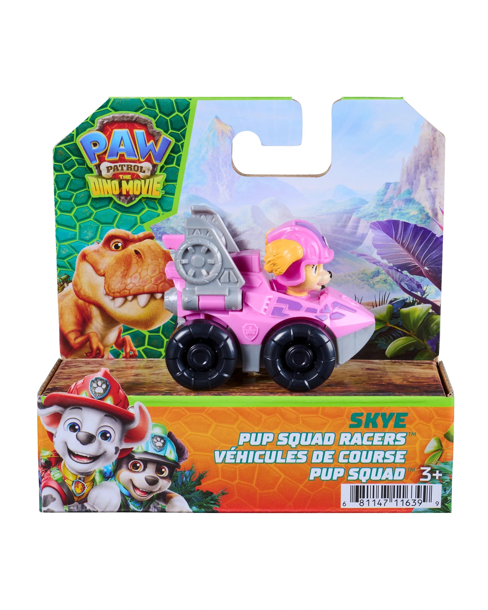 PAW Patrol The Dino Movie Pup Squad Racer Asst