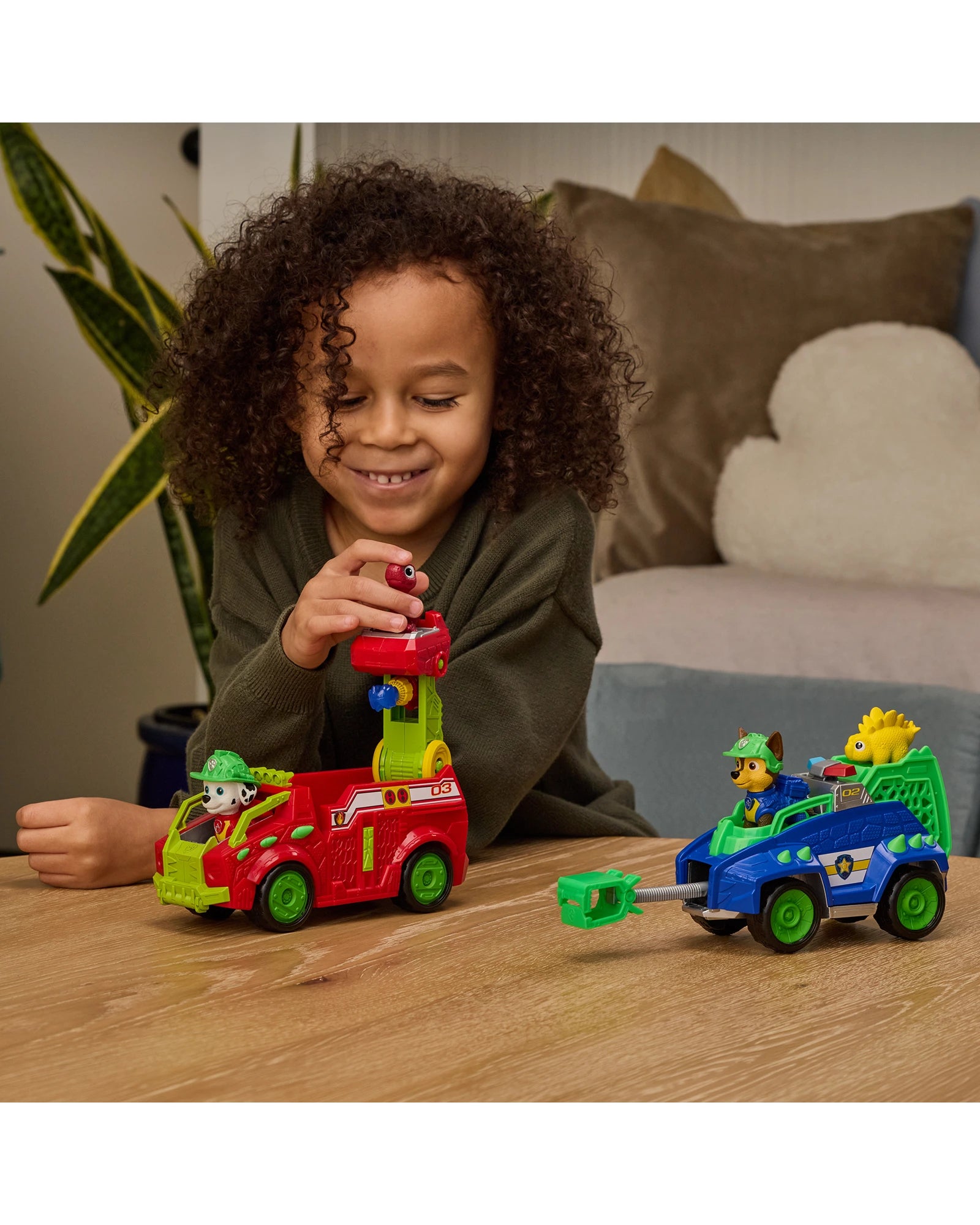 PAW Patrol The Dino Movie Themed Vehicle 2pk