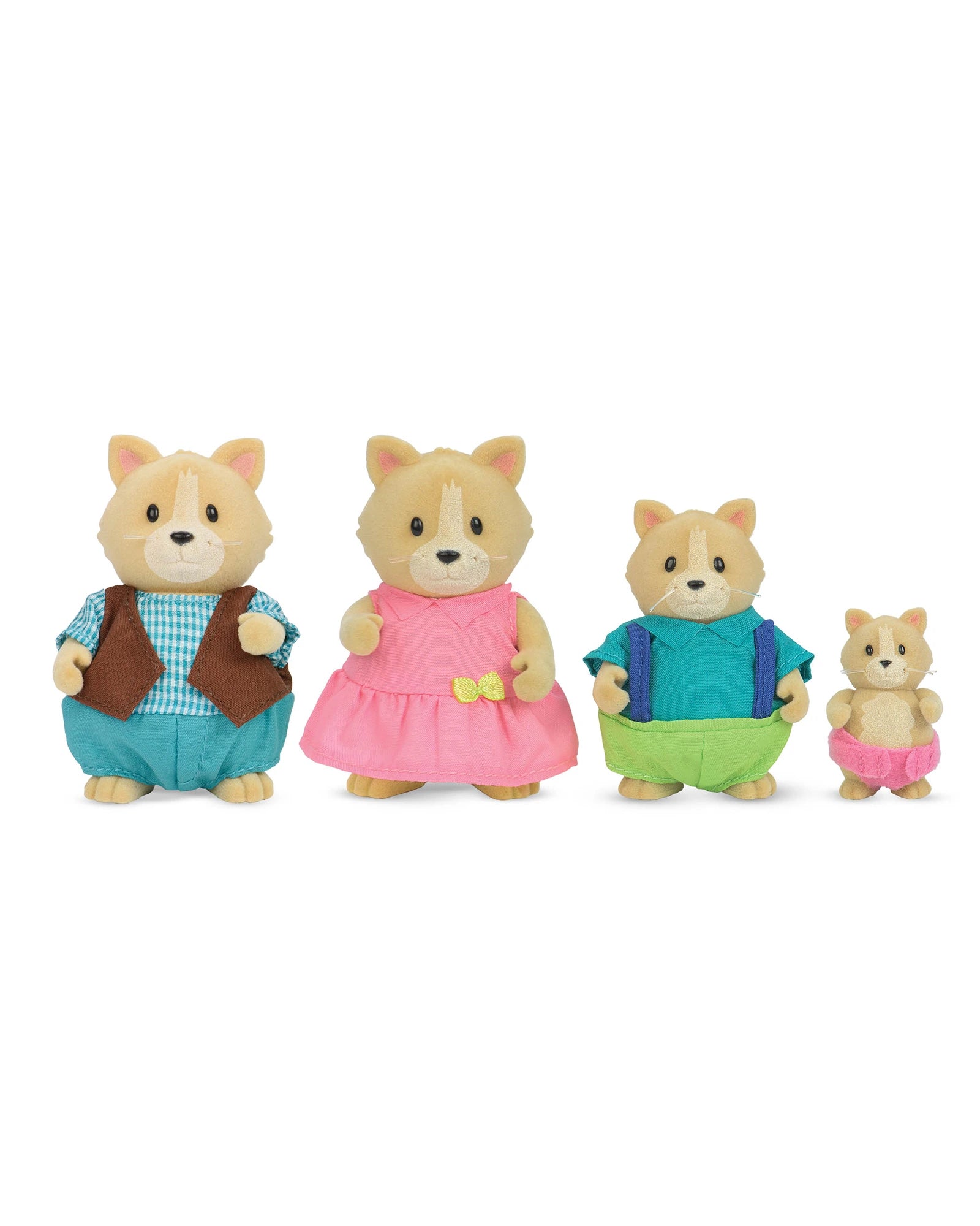 The Whiskerelli Cats Miniature Animal Figurine Set