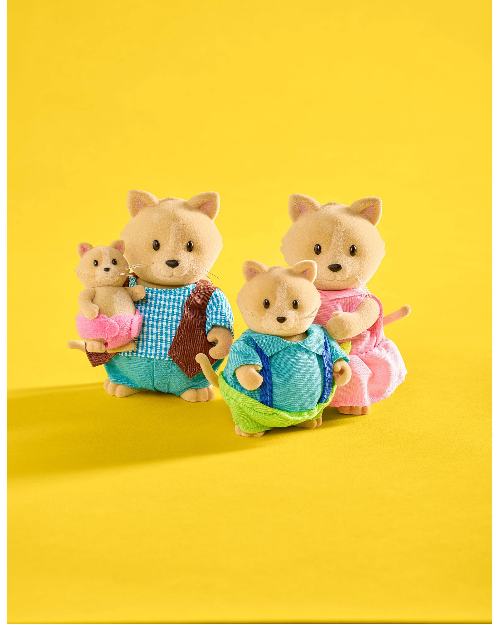 The Whiskerelli Cats Miniature Animal Figurine Set