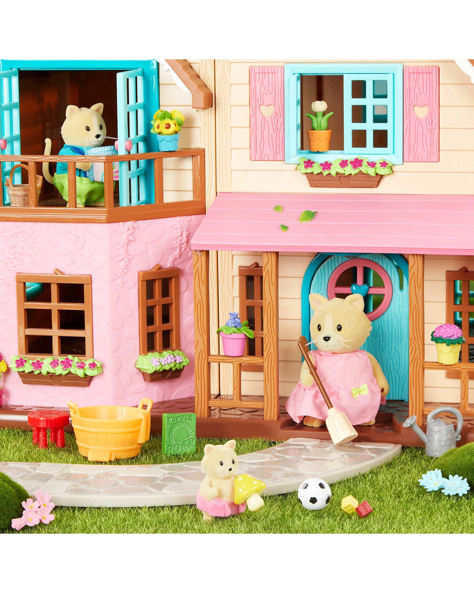 The Whiskerelli Cats Miniature Animal Figurine Set
