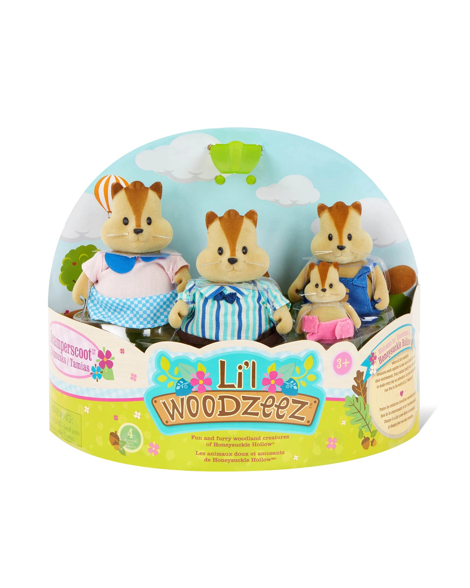 The Scamperscoot Chipmunk Family Mini Toy Animals