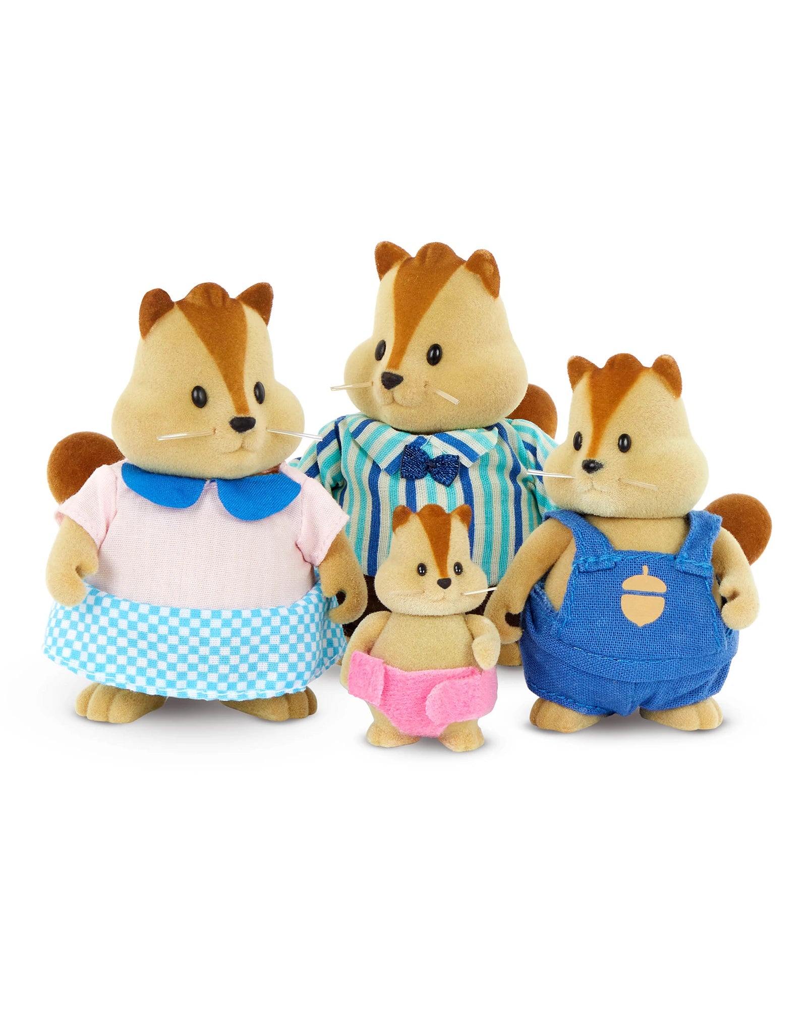 The Scamperscoot Chipmunk Family Mini Toy Animals
