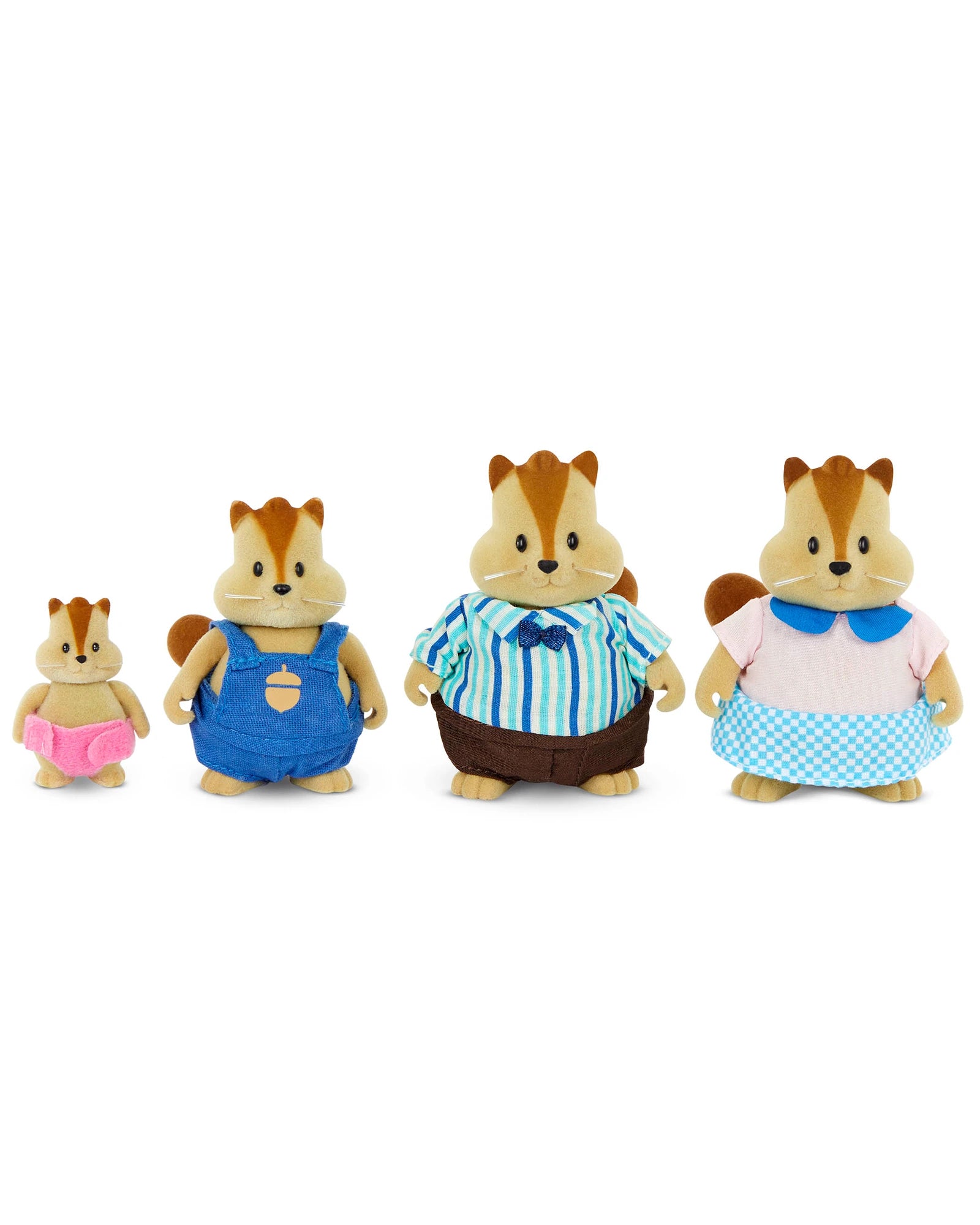 The Scamperscoot Chipmunk Family Mini Toy Animals