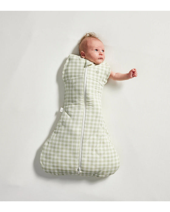 Grow Kindly 2.5 TOG Swaddle Sleeping Bag - Gumleaf Gingham