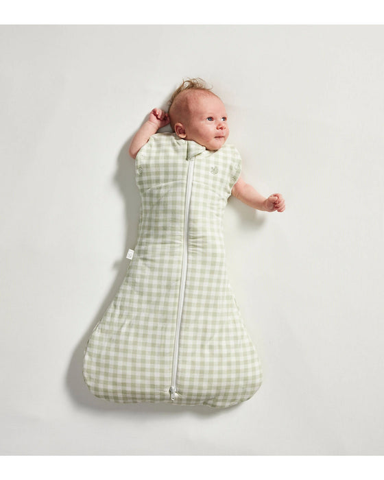 Grow Kindly 2.5 TOG Swaddle Sleeping Bag - Gumleaf Gingham