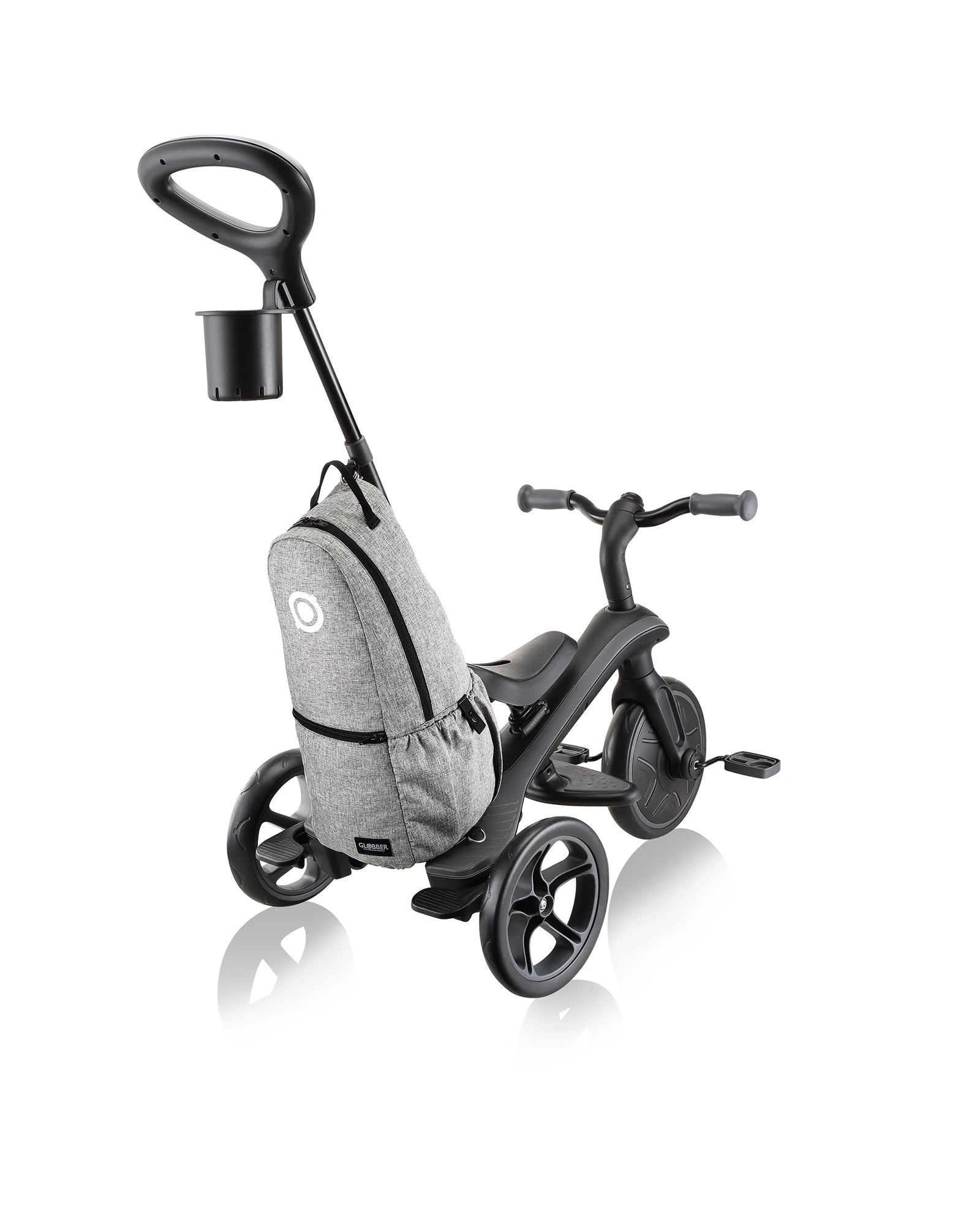Globber Explorer Trike 4in1 Deluxe Play Black/Grey