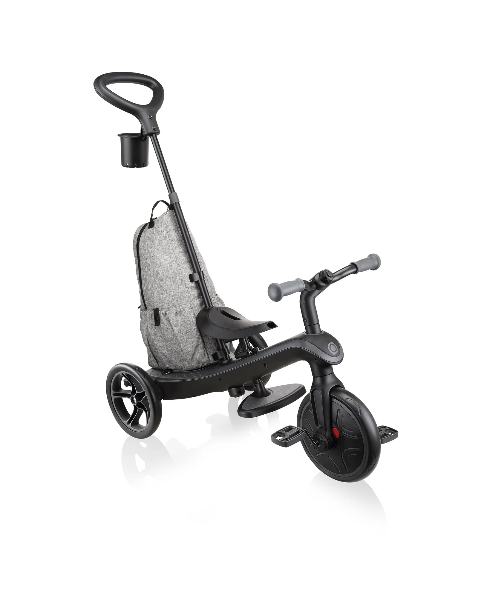 Globber Explorer Trike 4in1 Deluxe Play Black/Grey