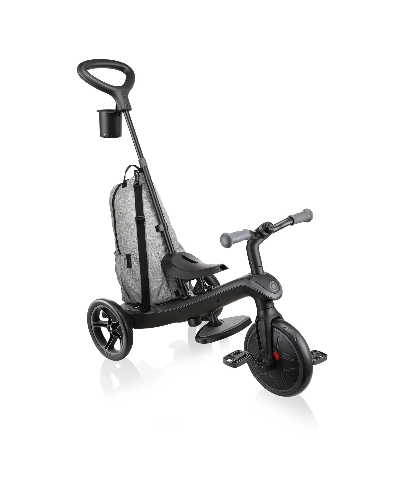 Globber Explorer Trike 4in1 Deluxe Play Black/Grey