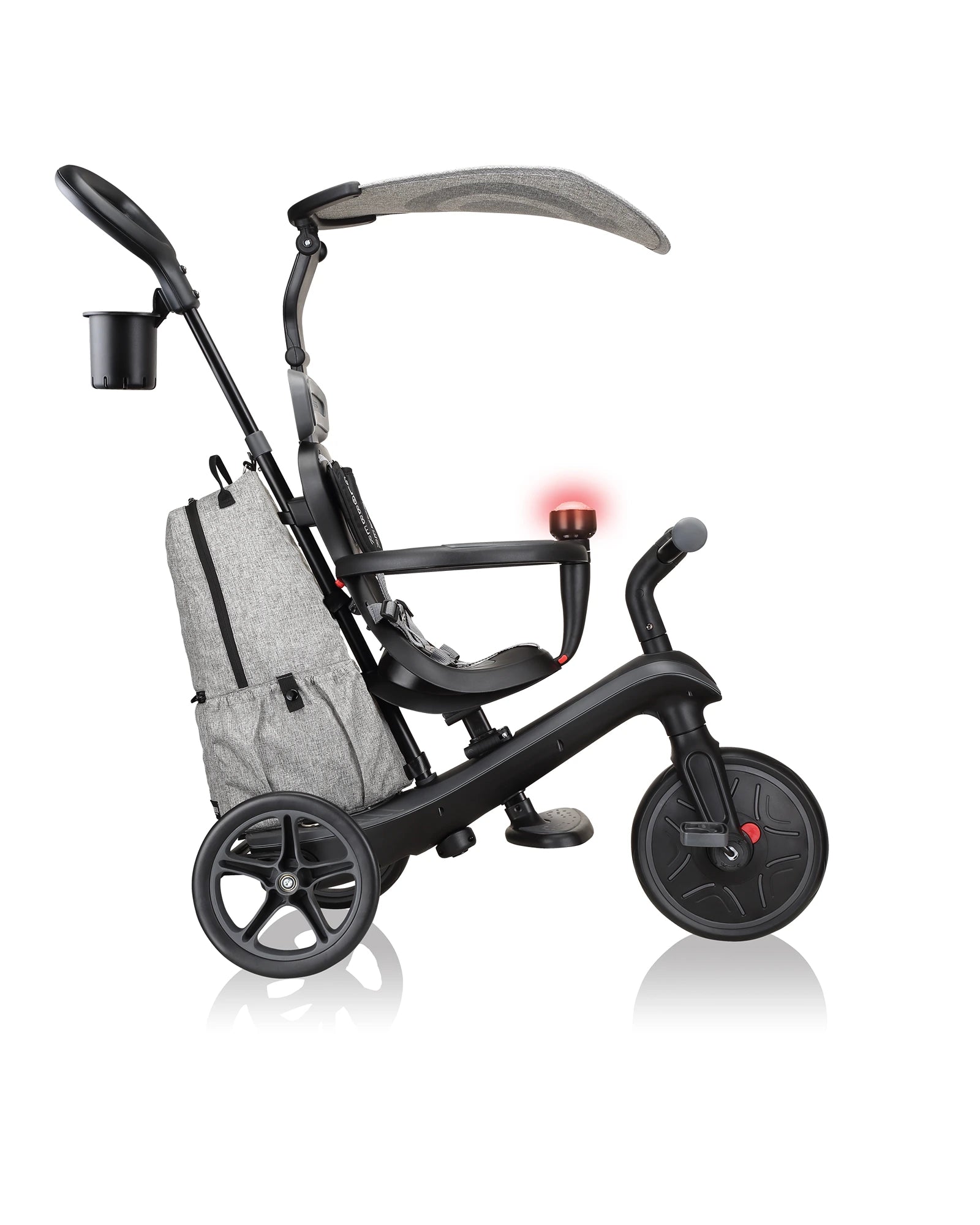 Globber Explorer Trike 4in1 Deluxe Play Black/Grey