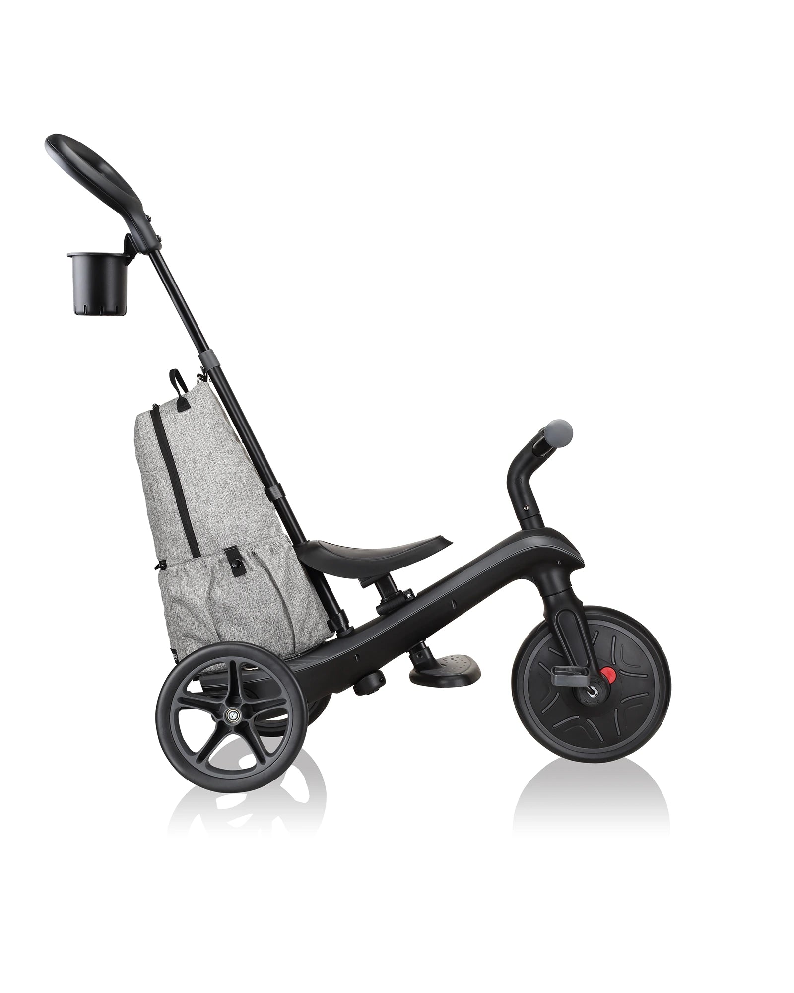 Globber Explorer Trike 4in1 Deluxe Play Black/Grey