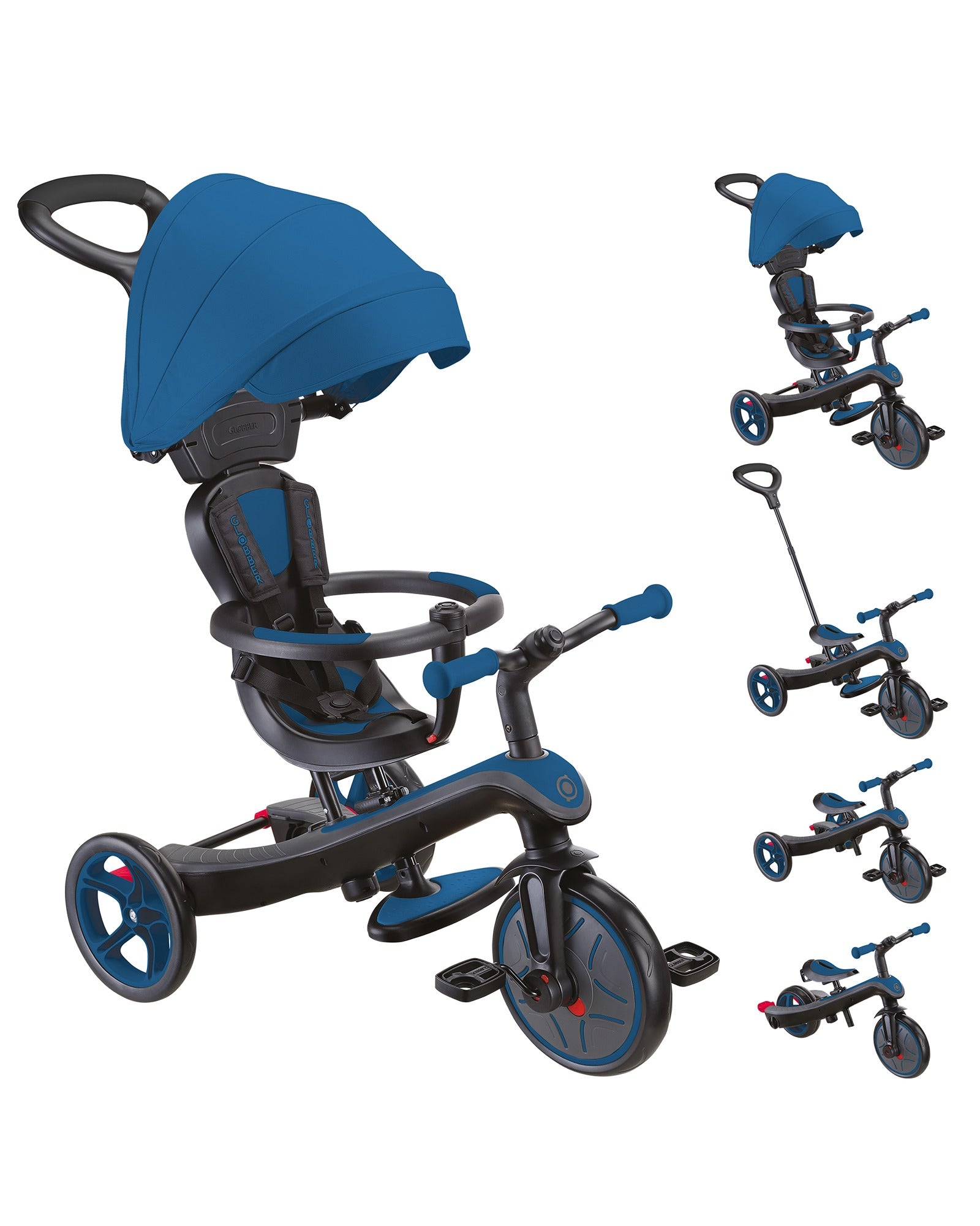 Globber EXPLORER TRIKE 4 in 1 Royal Blue