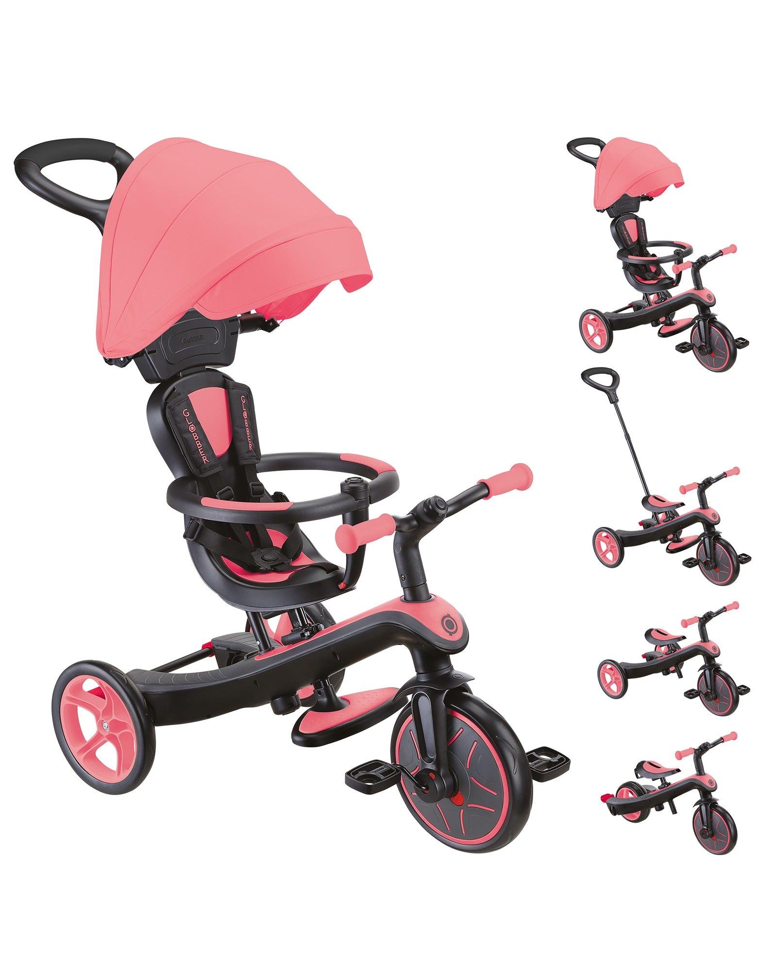 Globber EXPLORER TRIKE 4 in 1 Pink – Kidstuff