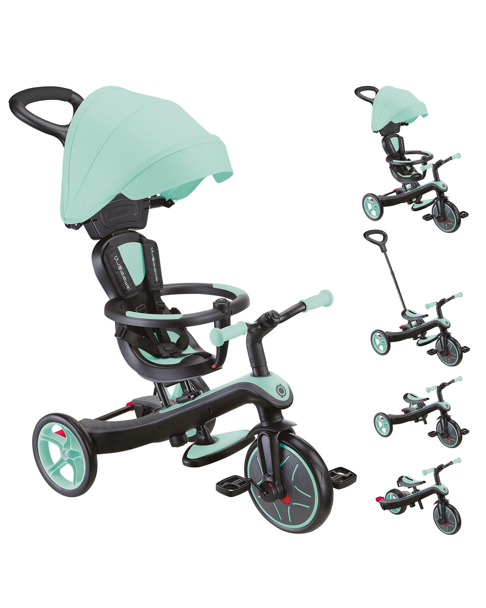 Globber EXPLORER TRIKE 4 in 1 Mint