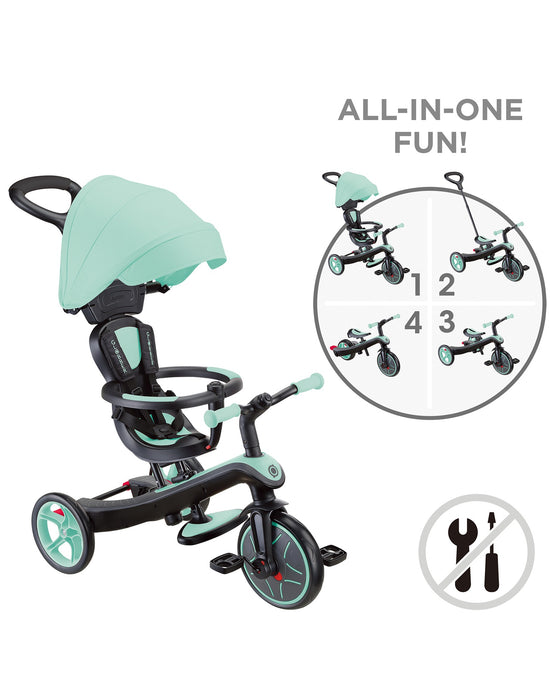 Globber EXPLORER TRIKE 4 in 1 Mint