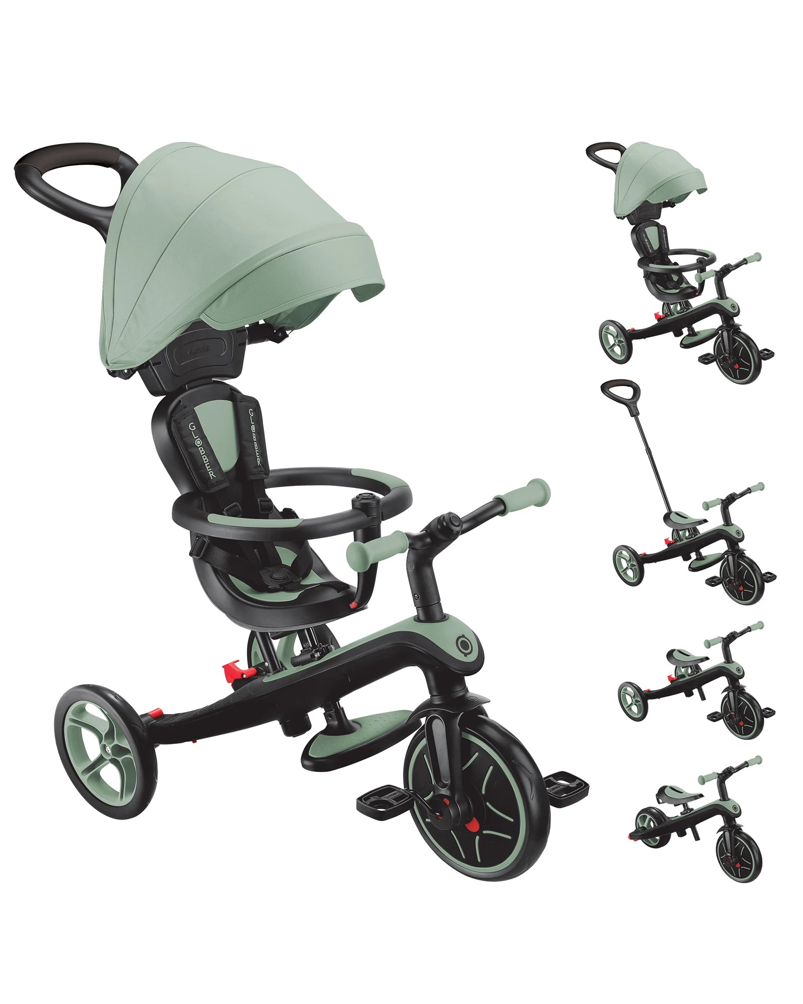 Globber Explorer Trike 4in1 - Sage