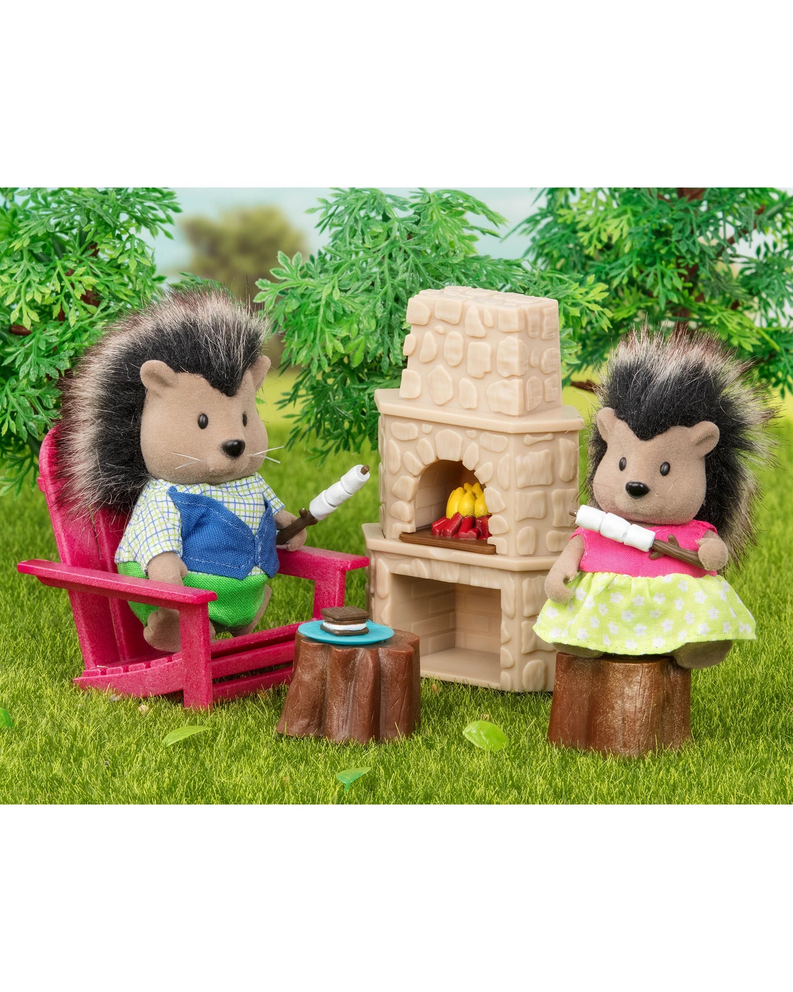 The McBristly Porcupines Miniature Animal Figurine Set