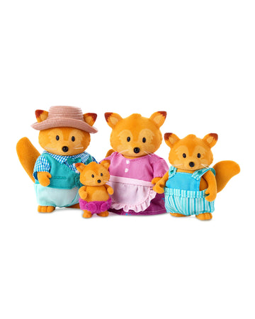 The Tippytail Foxes Miniature Animal Figurine Set