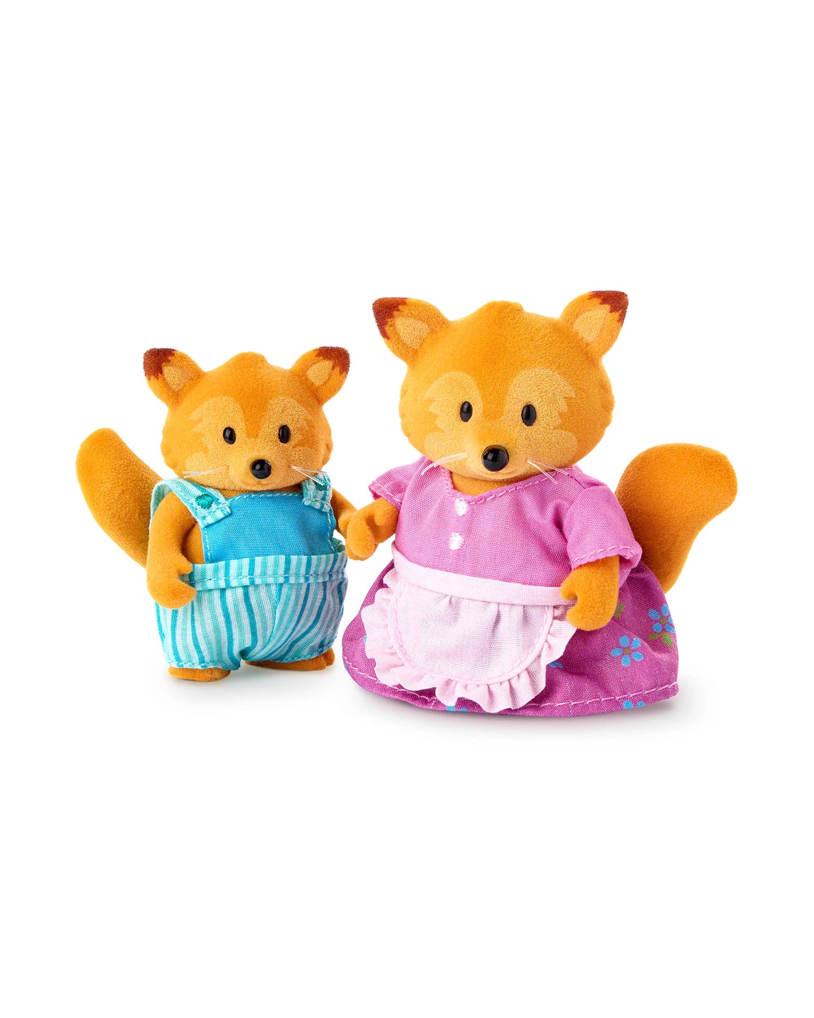 The Tippytail Foxes Miniature Animal Figurine Set