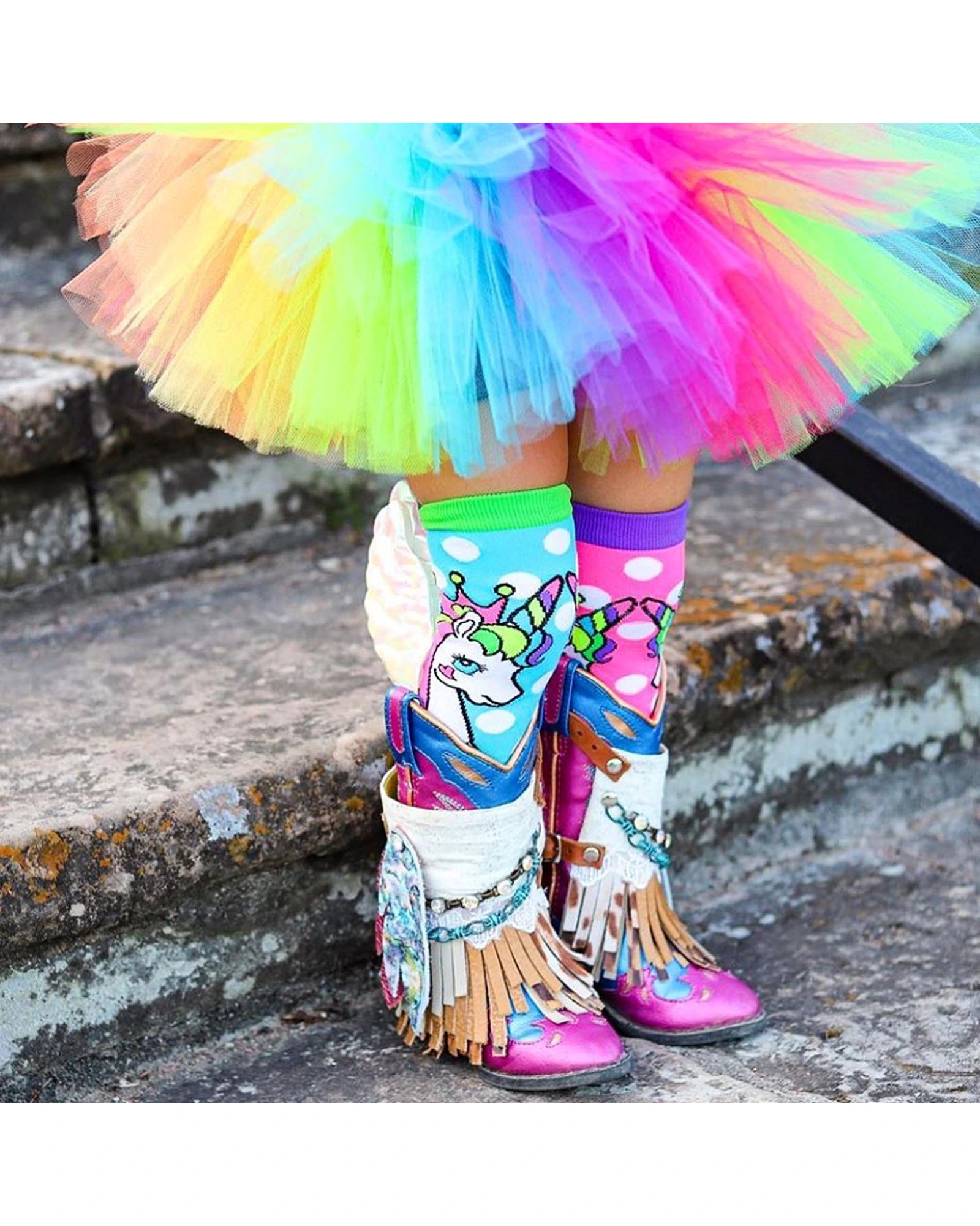 MADMIA Flying Unicorn Socks Kids & Adult