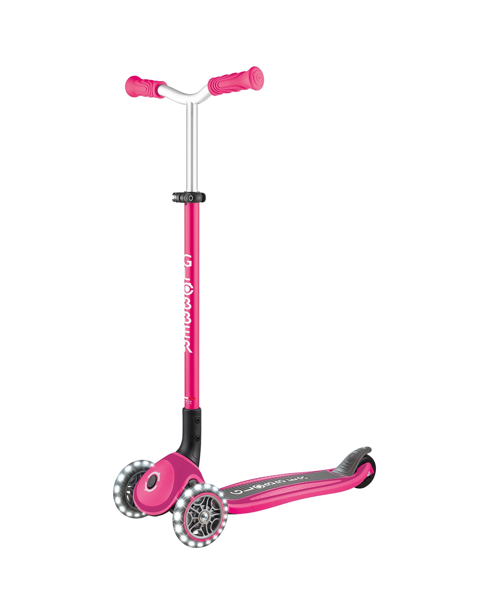 Globber Master with Lights Pink