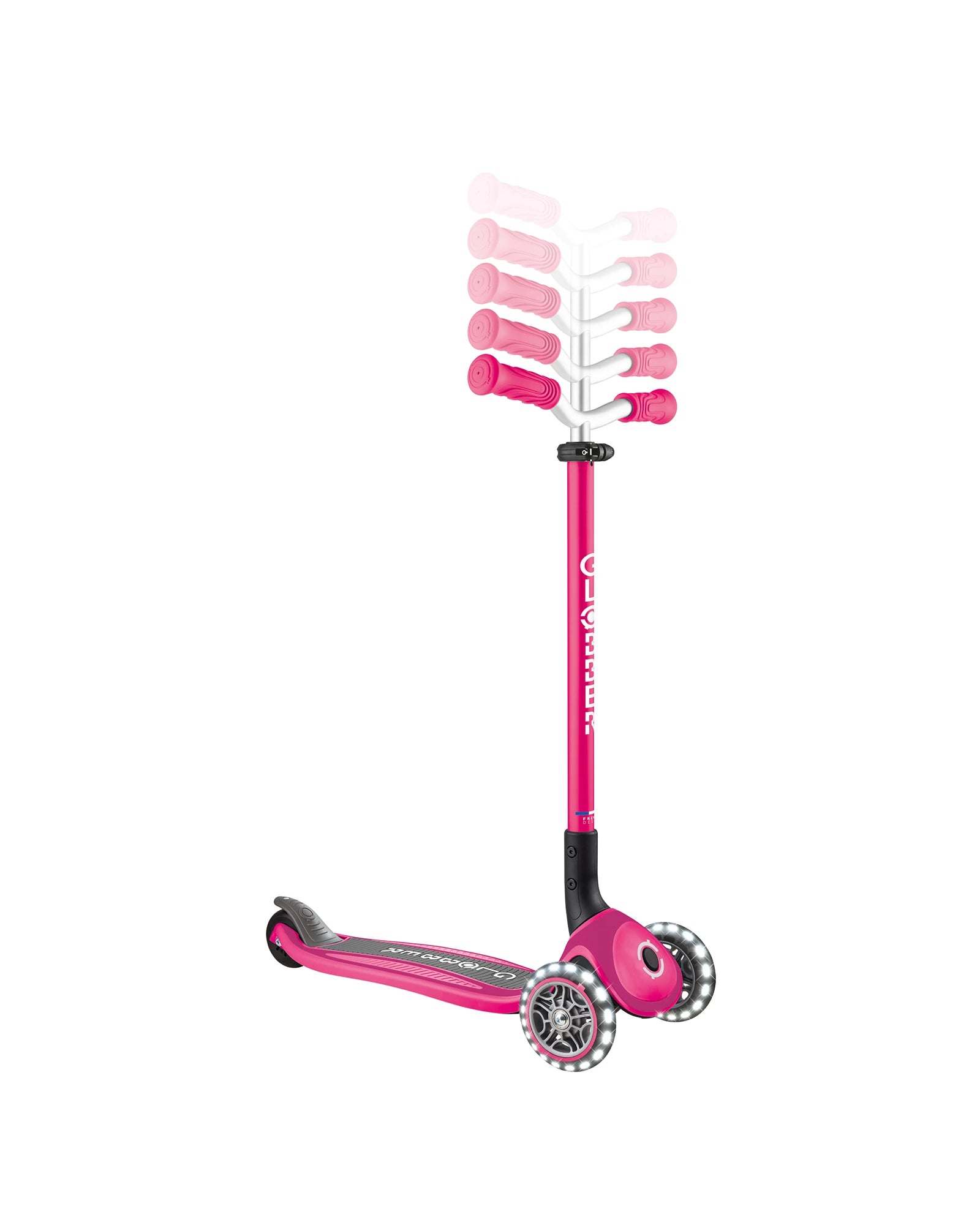 Globber Master with Lights Pink
