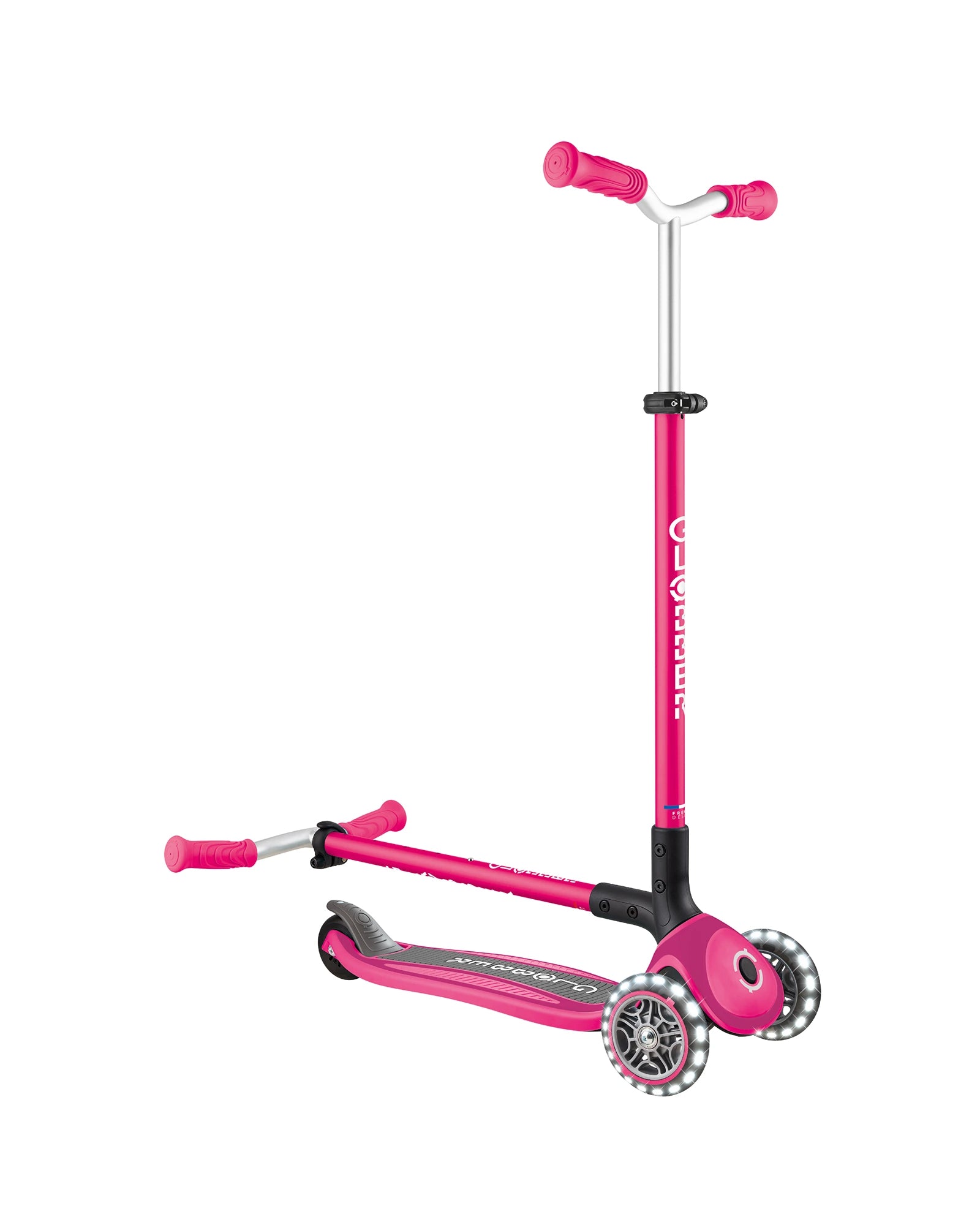 Globber Master with Lights Pink