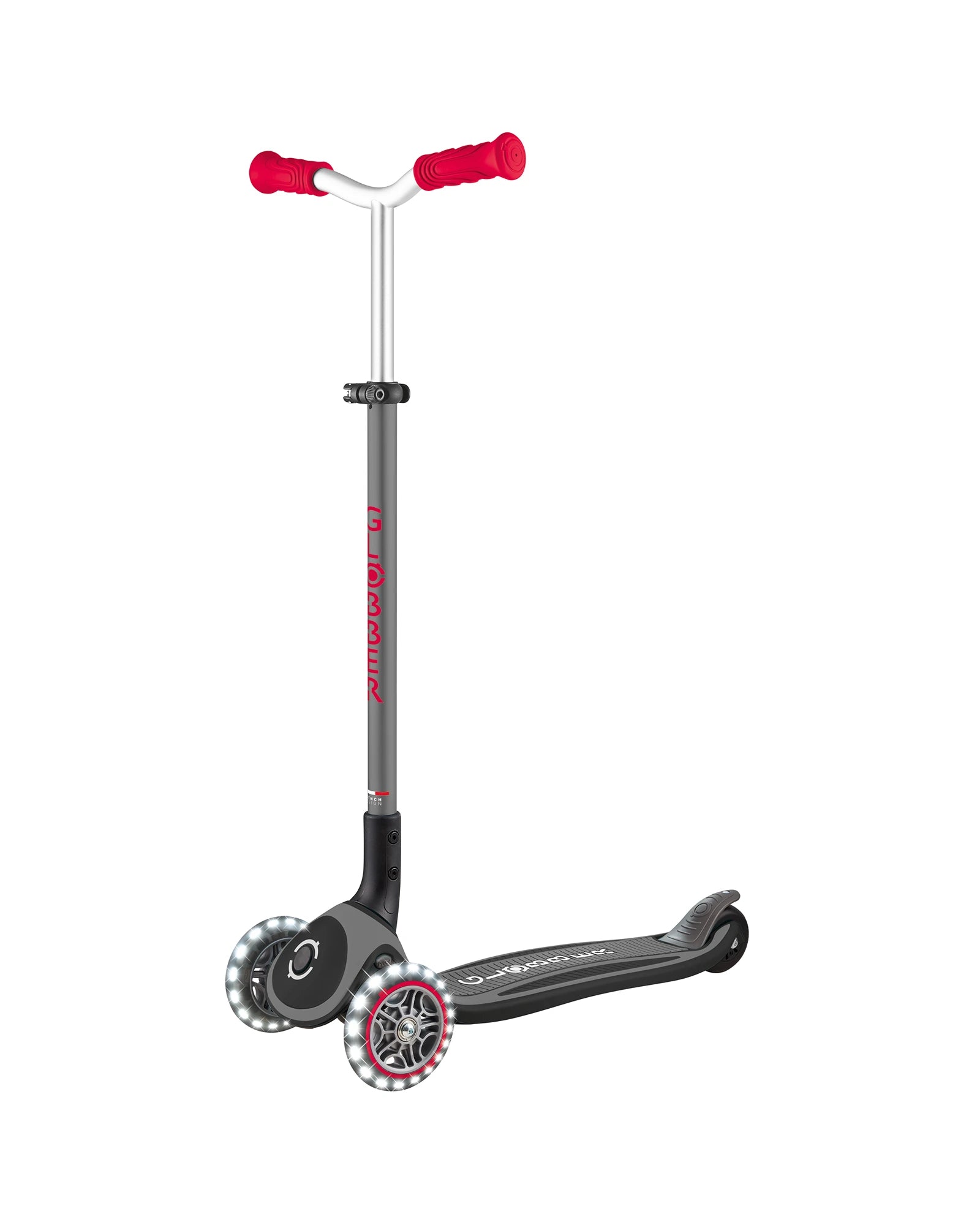 Globber Master with Lights Black/Red
