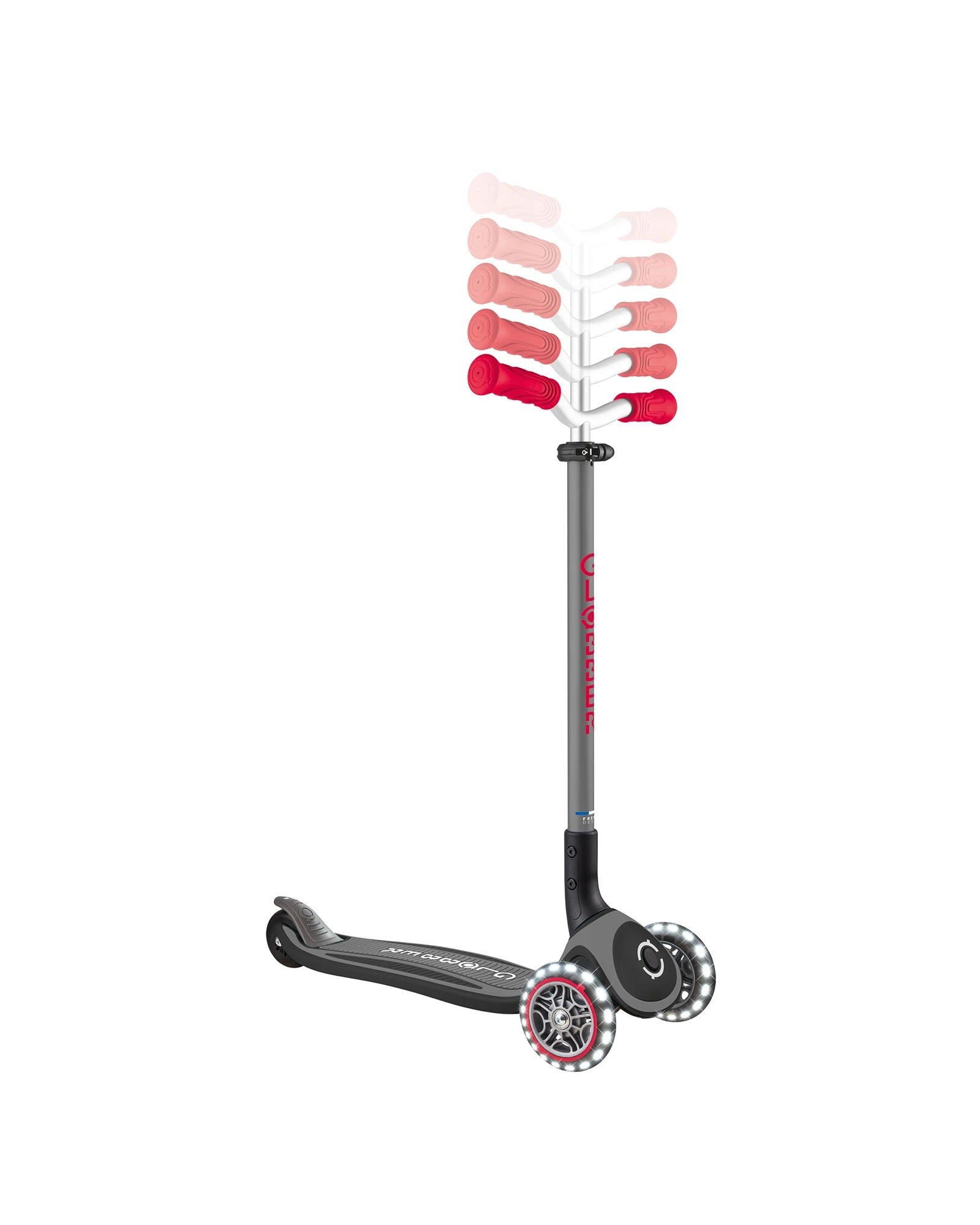 Globber Master with Lights Black/Red