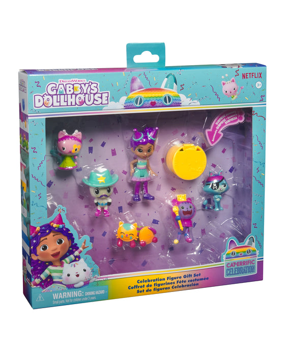 Gabbys Dollhouse Deluxe Figure Gift Pack Celebration