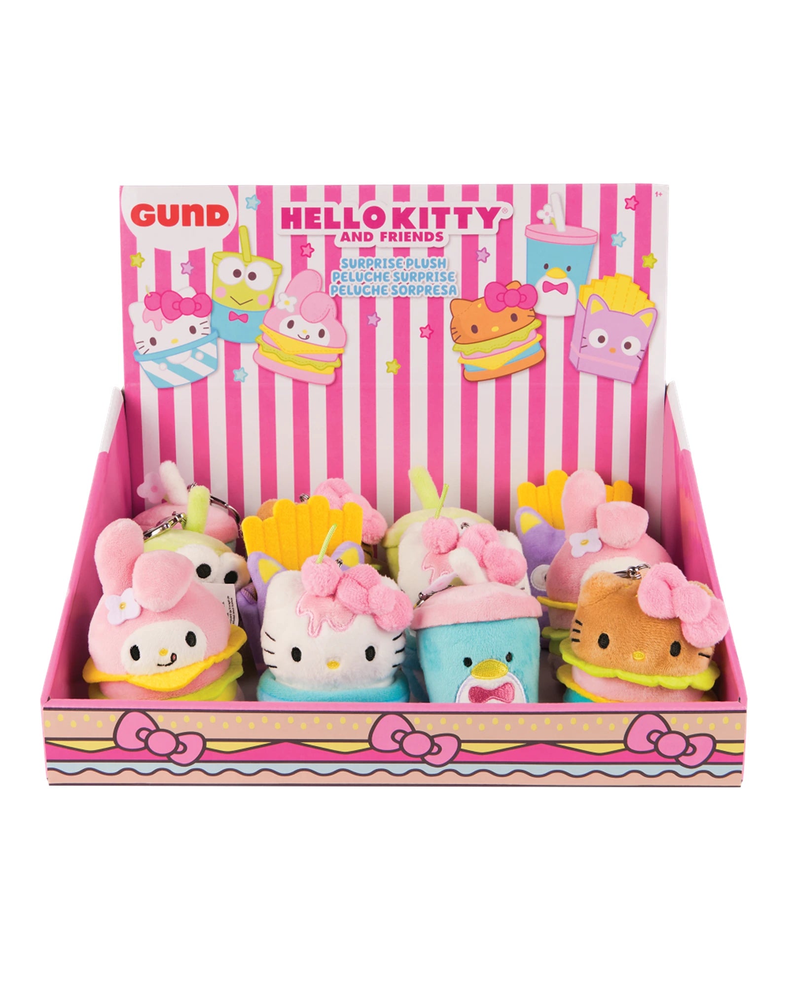 Hello Kitty & Friends Surprise Plush: Fast Food - Assorted