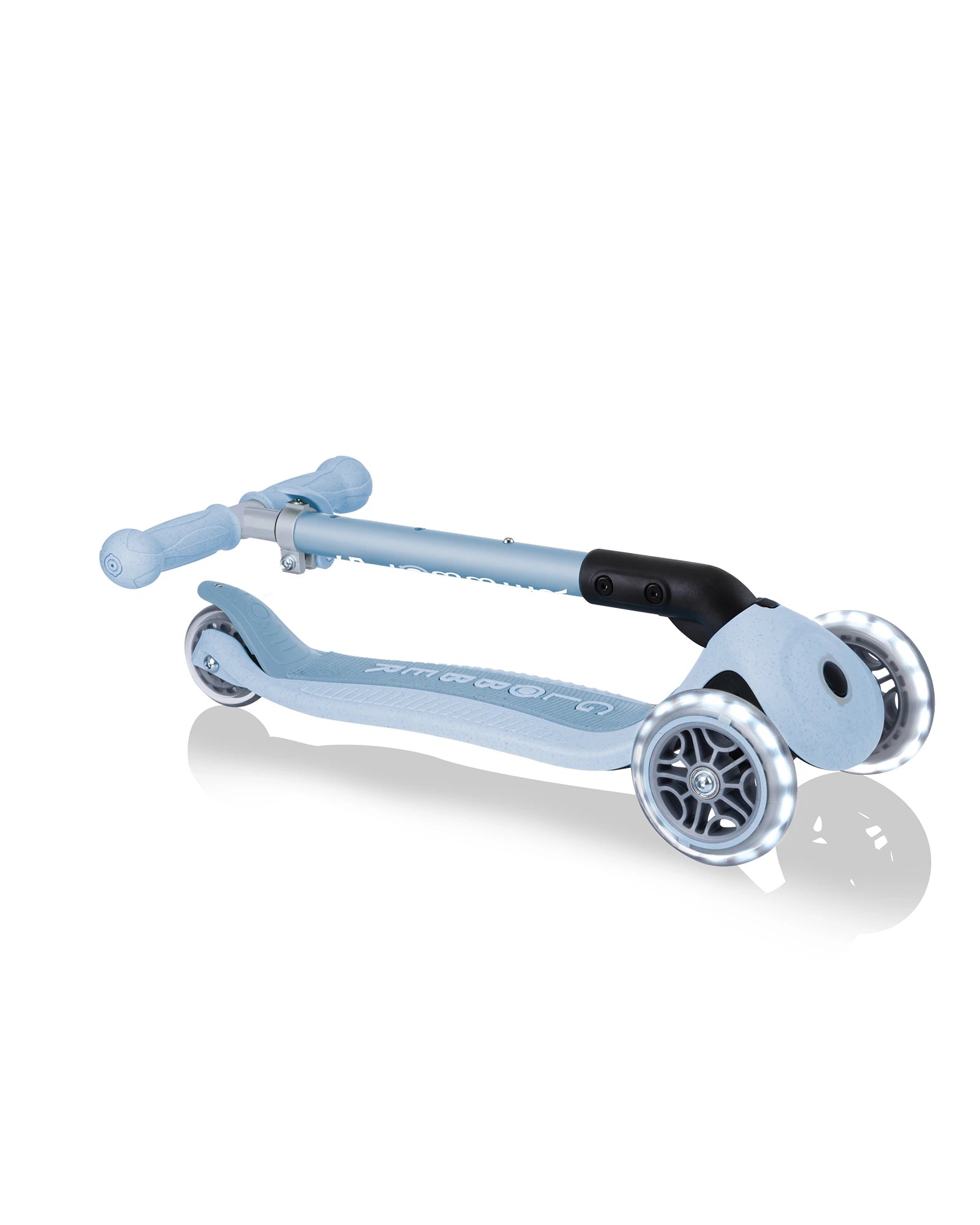 Globber ECOLOGIC JUNIOR Foldable Scooter Lights Blueberry