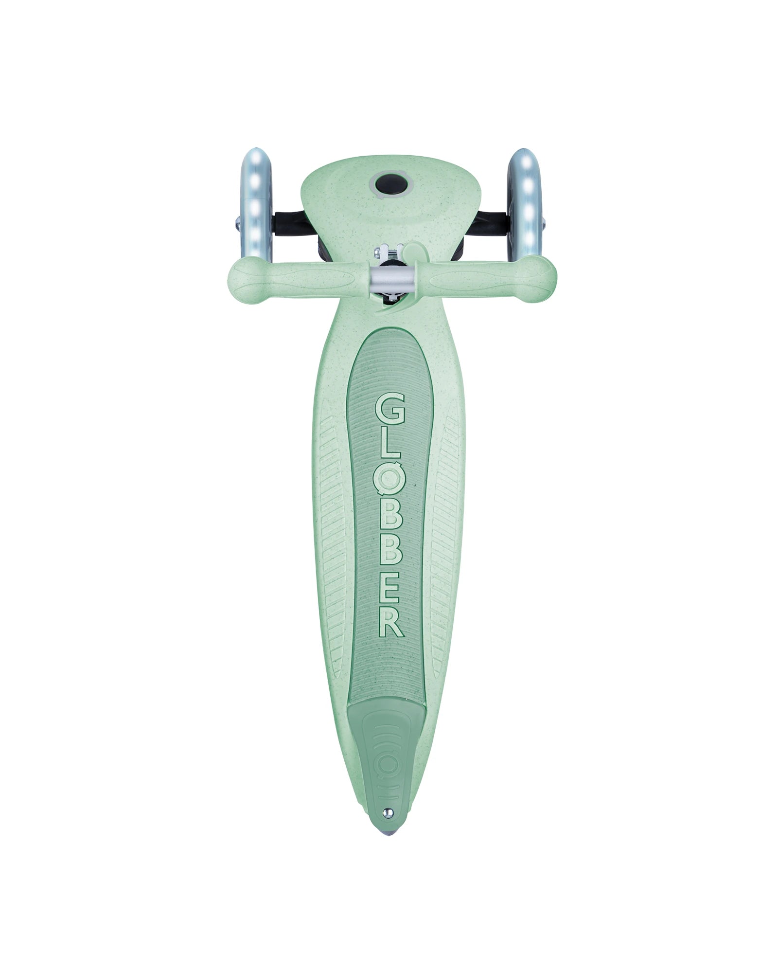 Globber ECOLOGIC JUNIOR Foldable Scooter Lights Pistachio