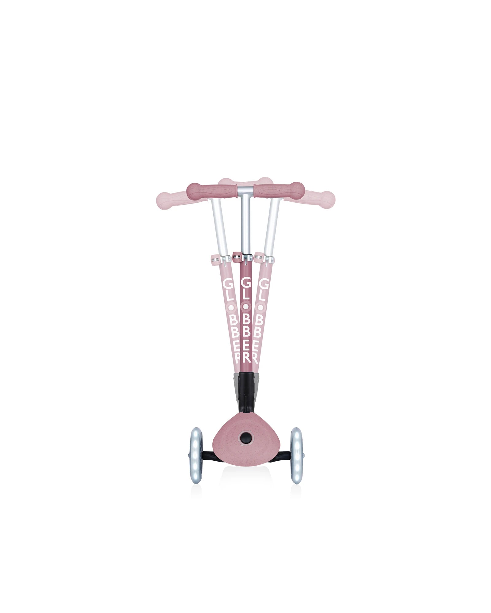 Globber ECOLOGIC JUNIOR Foldable Scooter Lights Berry