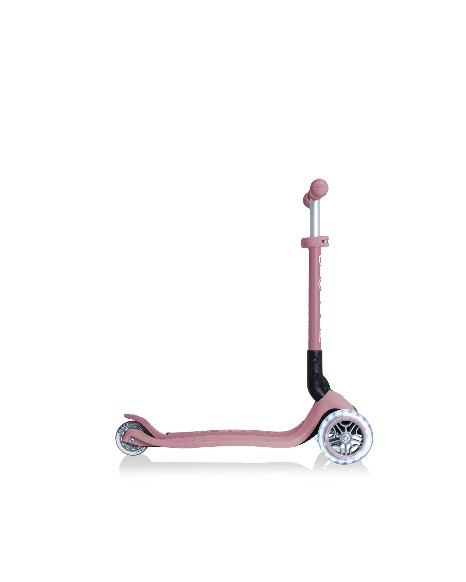 Globber ECOLOGIC JUNIOR Foldable Scooter Lights Berry