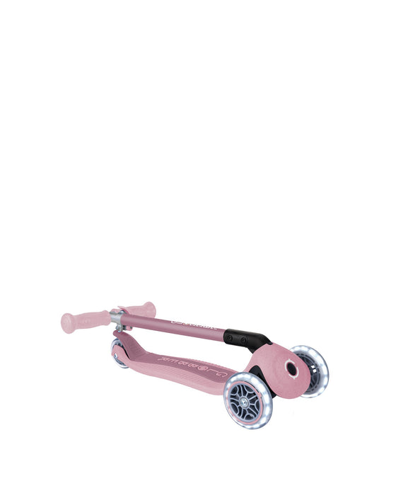 Globber Ecologic Primo Foldable Scooter Lights Berry