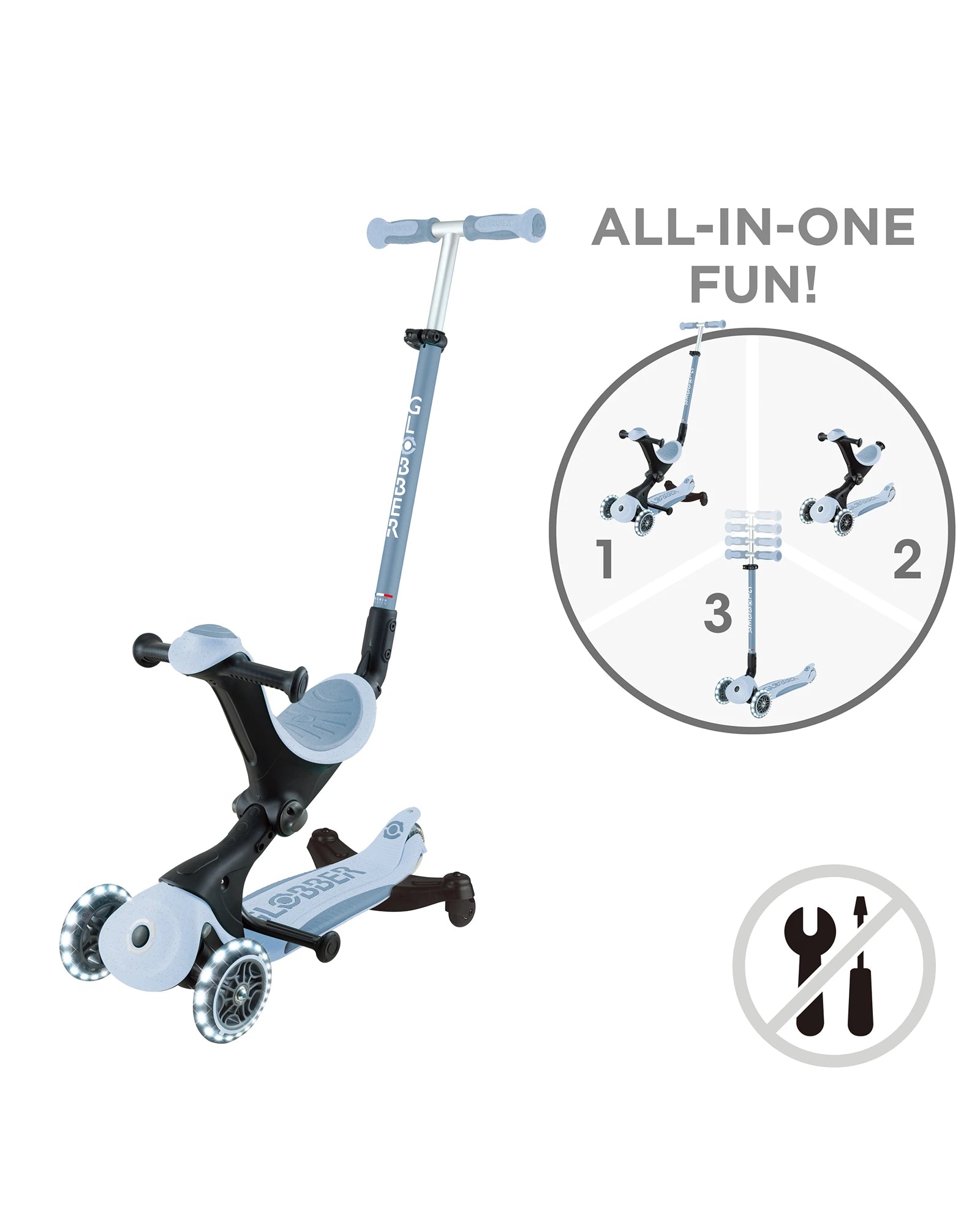 Globber Go Up 360 Deluxe Ecologic