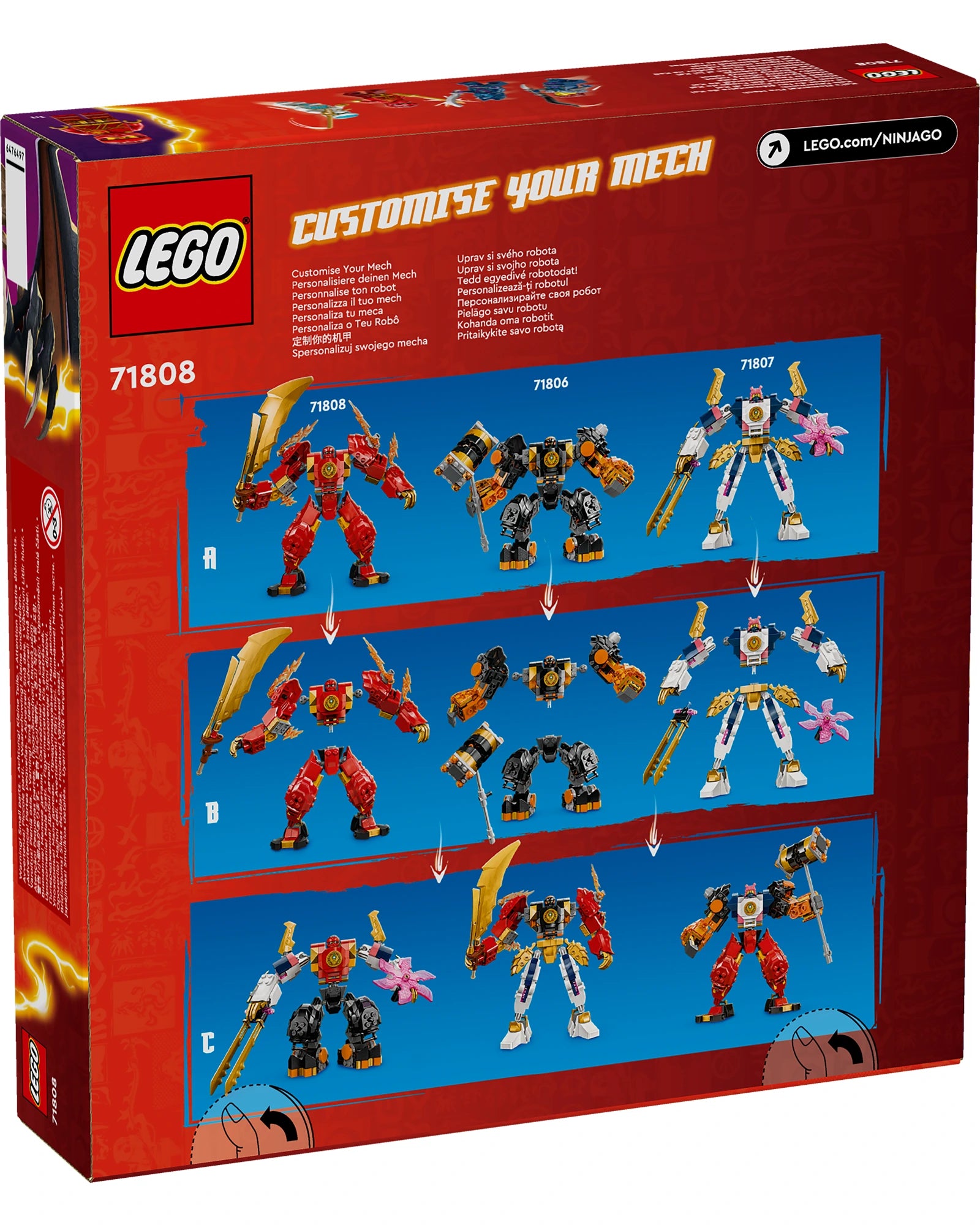71808 Kais Elemental Fire Mech
