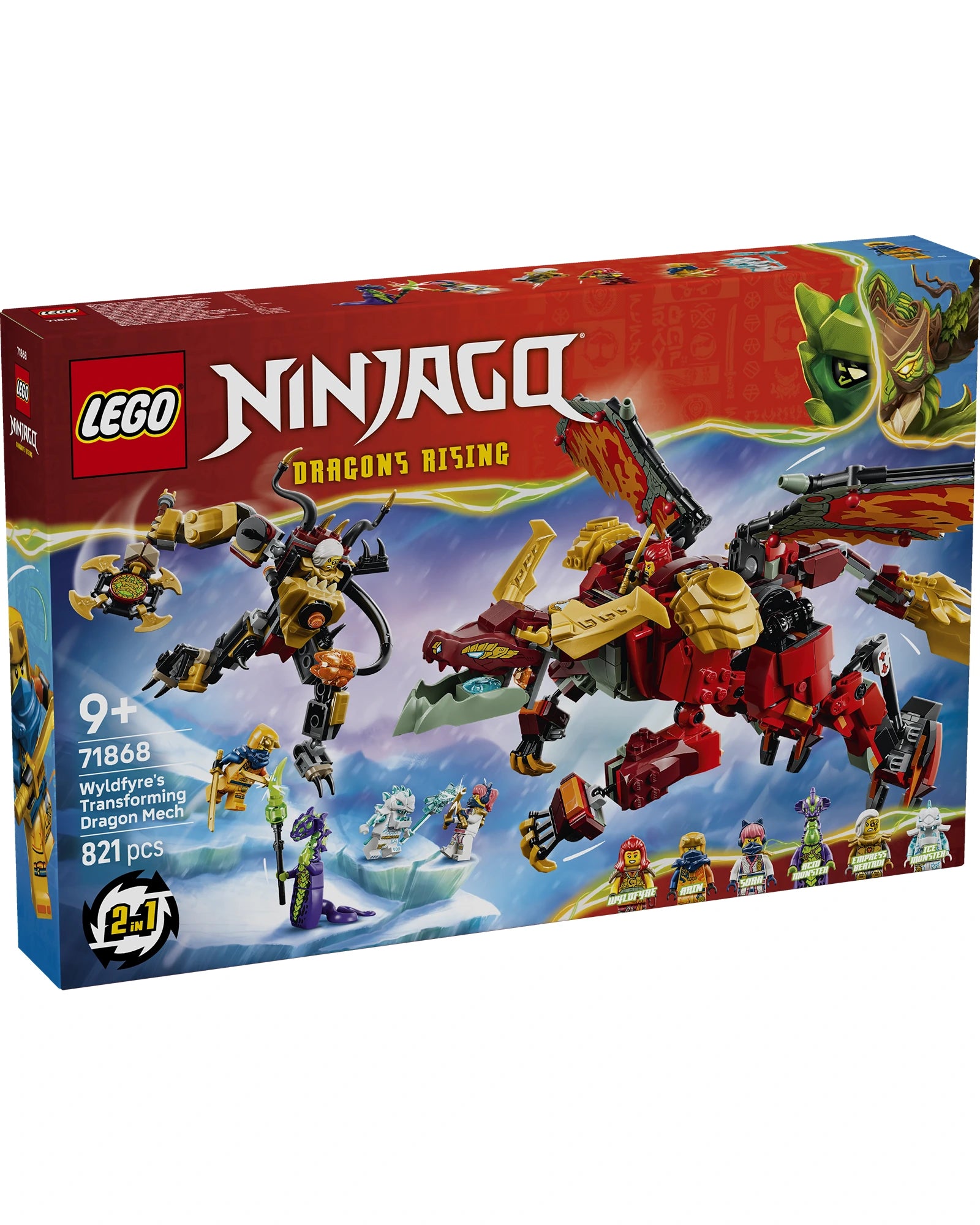 71868 Wyldfyre's Transforming Dragon Mech